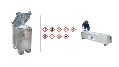 Conteneurs de matières dangereuses