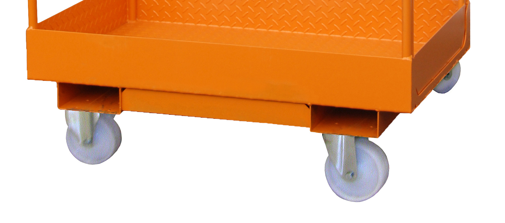 Sicherheitskorb Typ SIKO Detail mit Rollen (Zubehör)