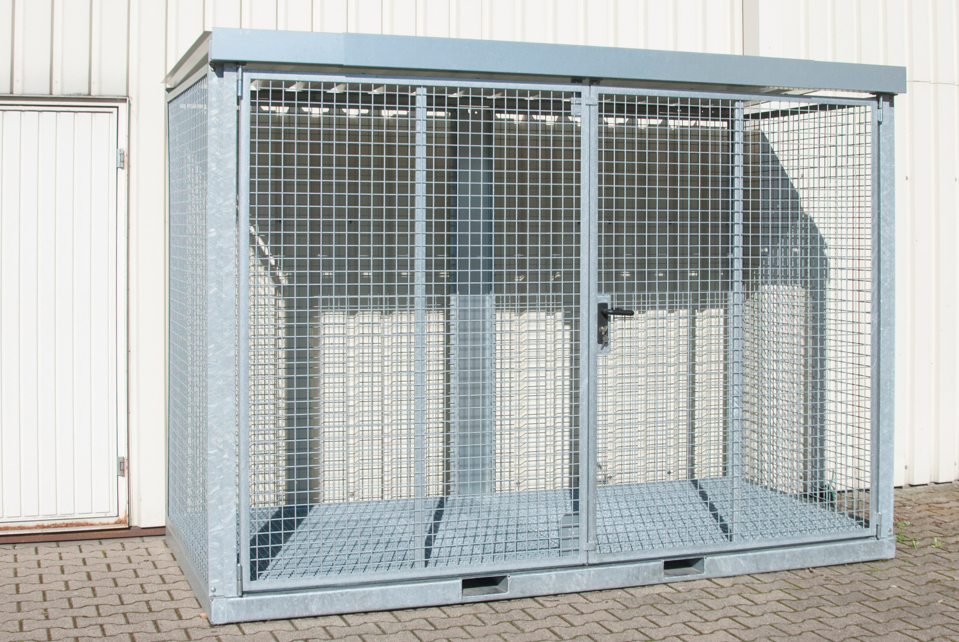 Gasflaschen-Container Typ GFC-E/G feuerverzinkt