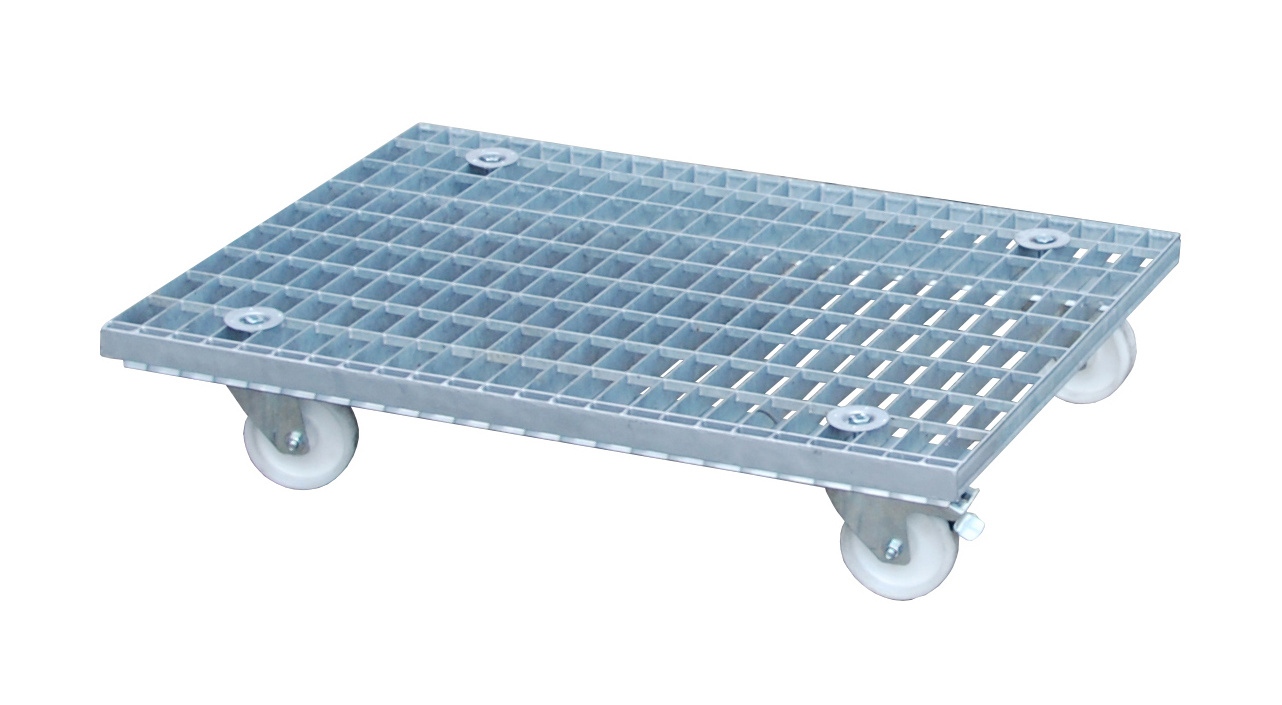 Gitterrost-Rollwagen Typ GRW feuerverzinkt