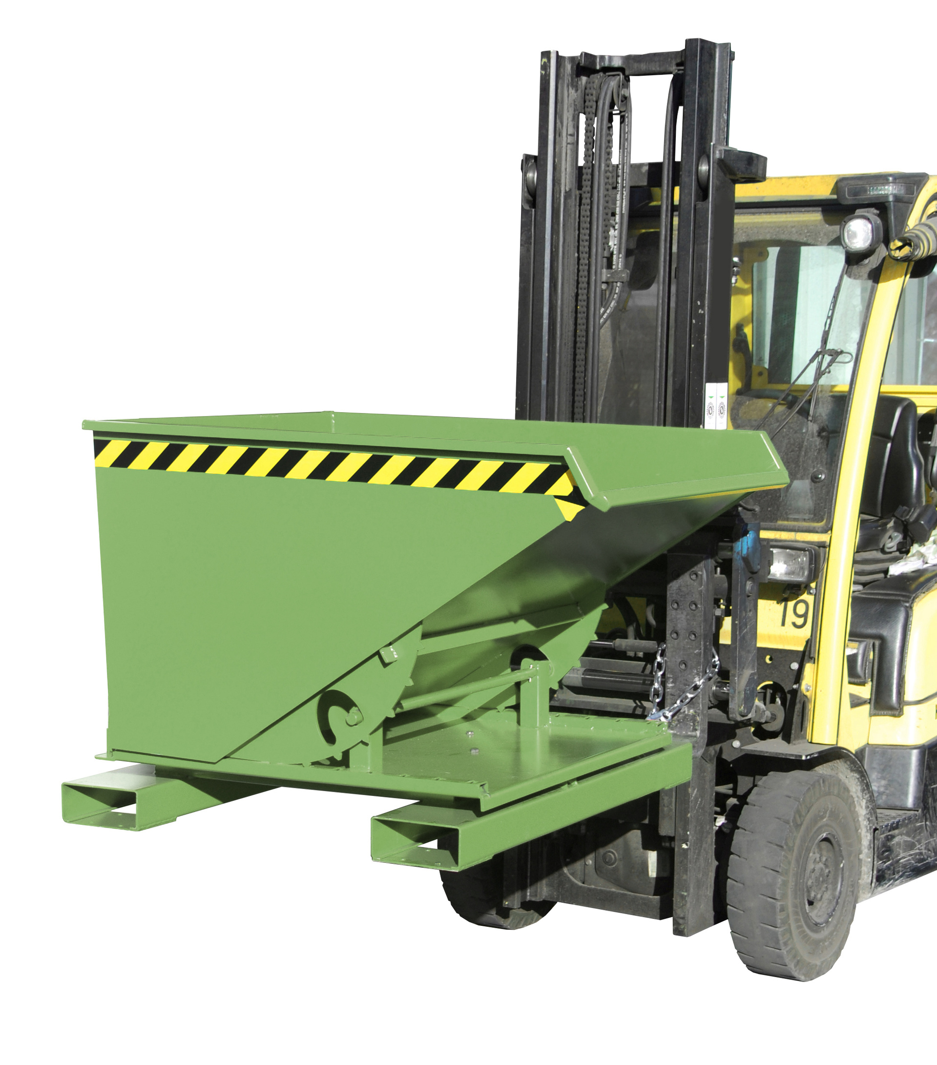 Kippbehälter Typ 3S RAL 6011 Resedagrün