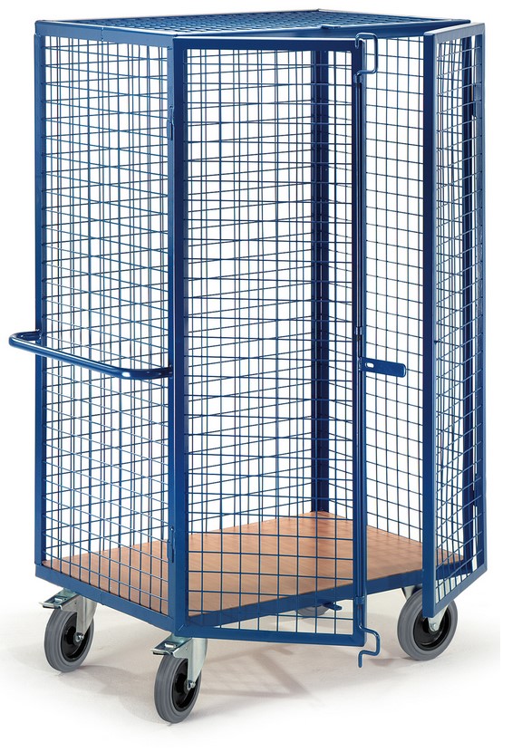 Gitter Schrankwagen mit Stangenverschluss