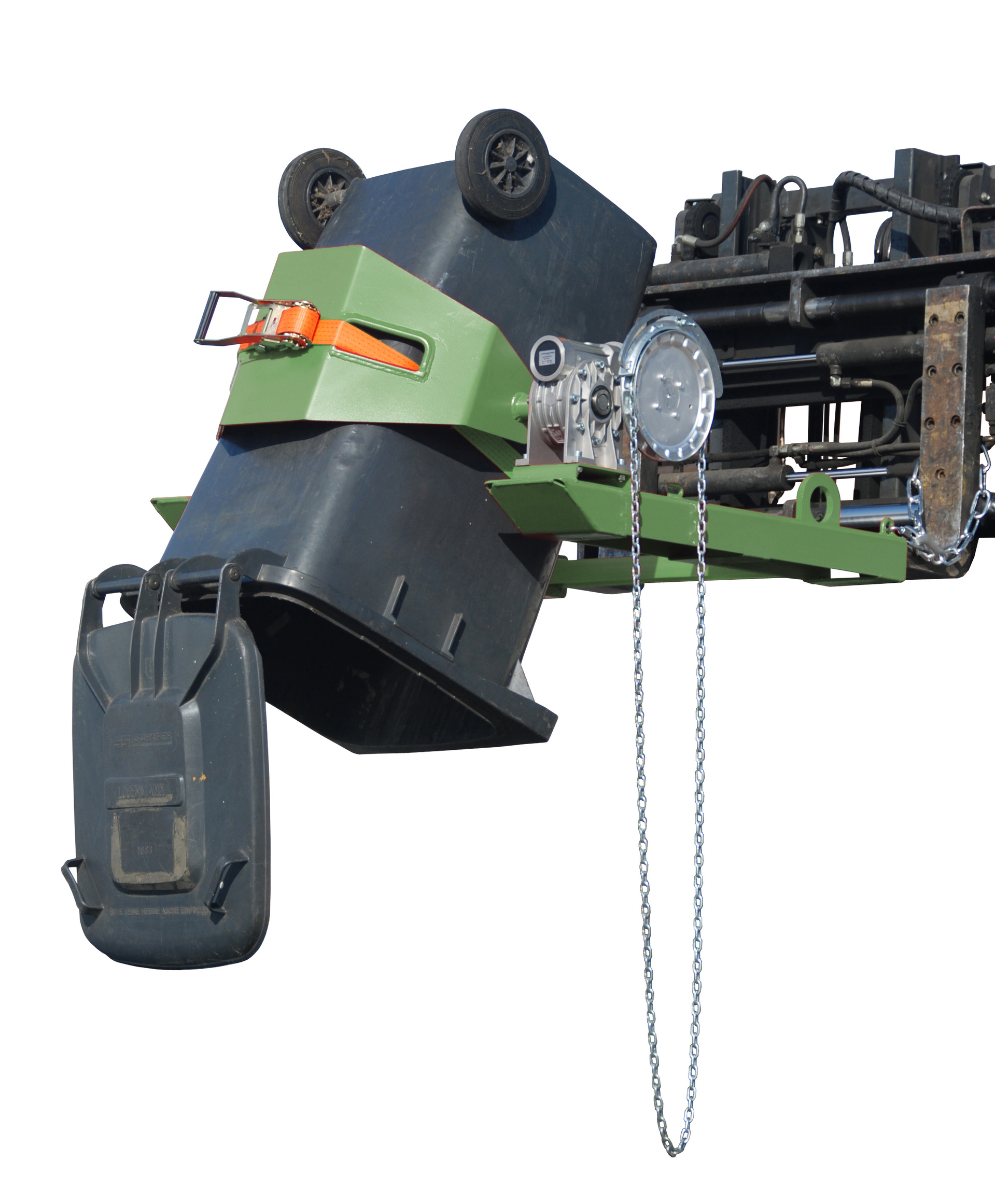 Fasskipper Typ FLEX-K RAL 6011 Resedagrün