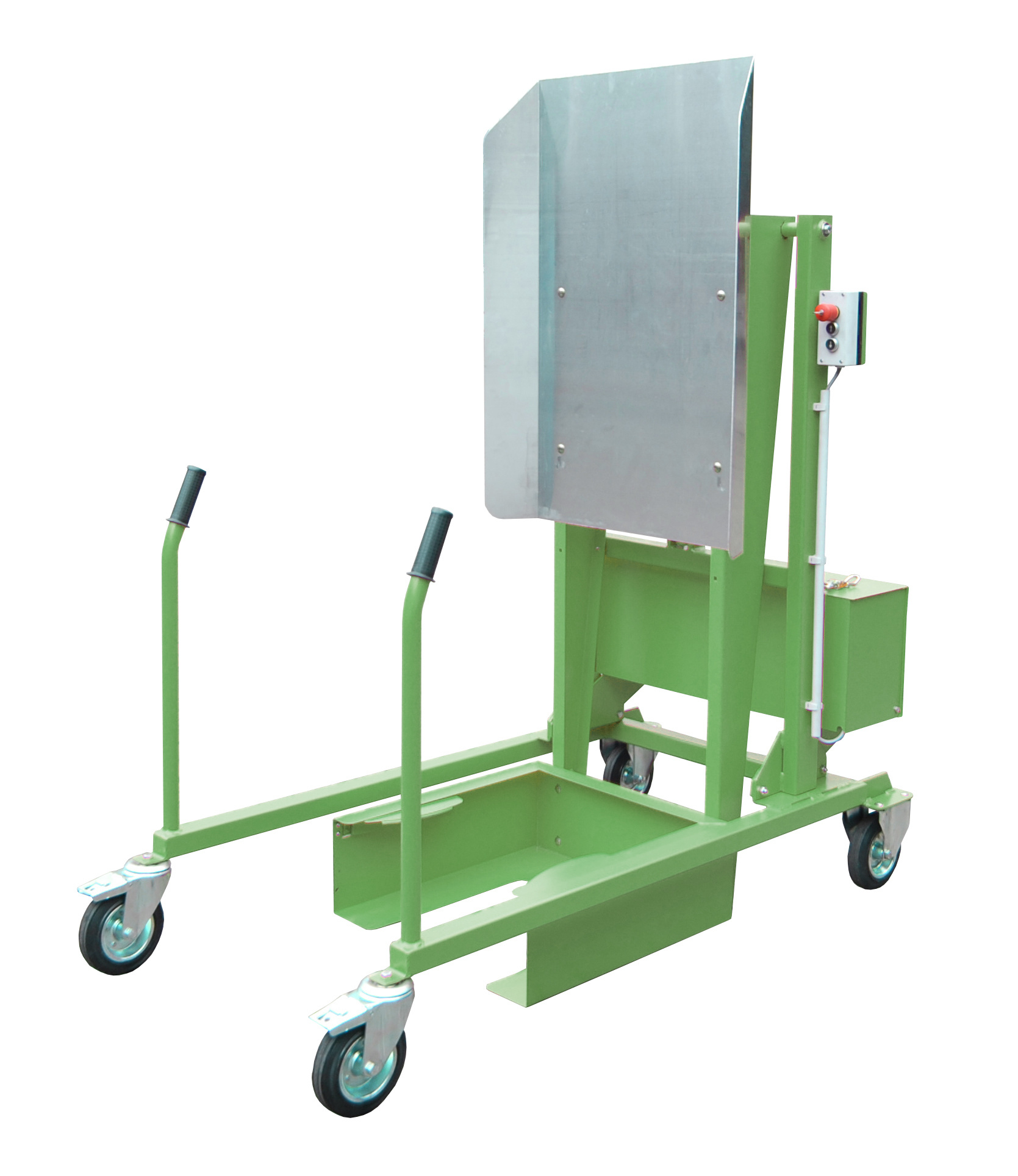 Mülltonnen-Kippstation Typ MKS RAL 6011 Resedagrün