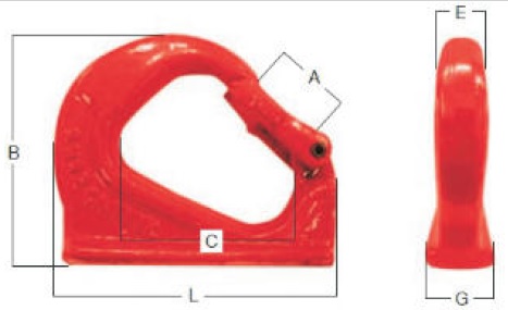 Anschweißhaken / Baggerhaken