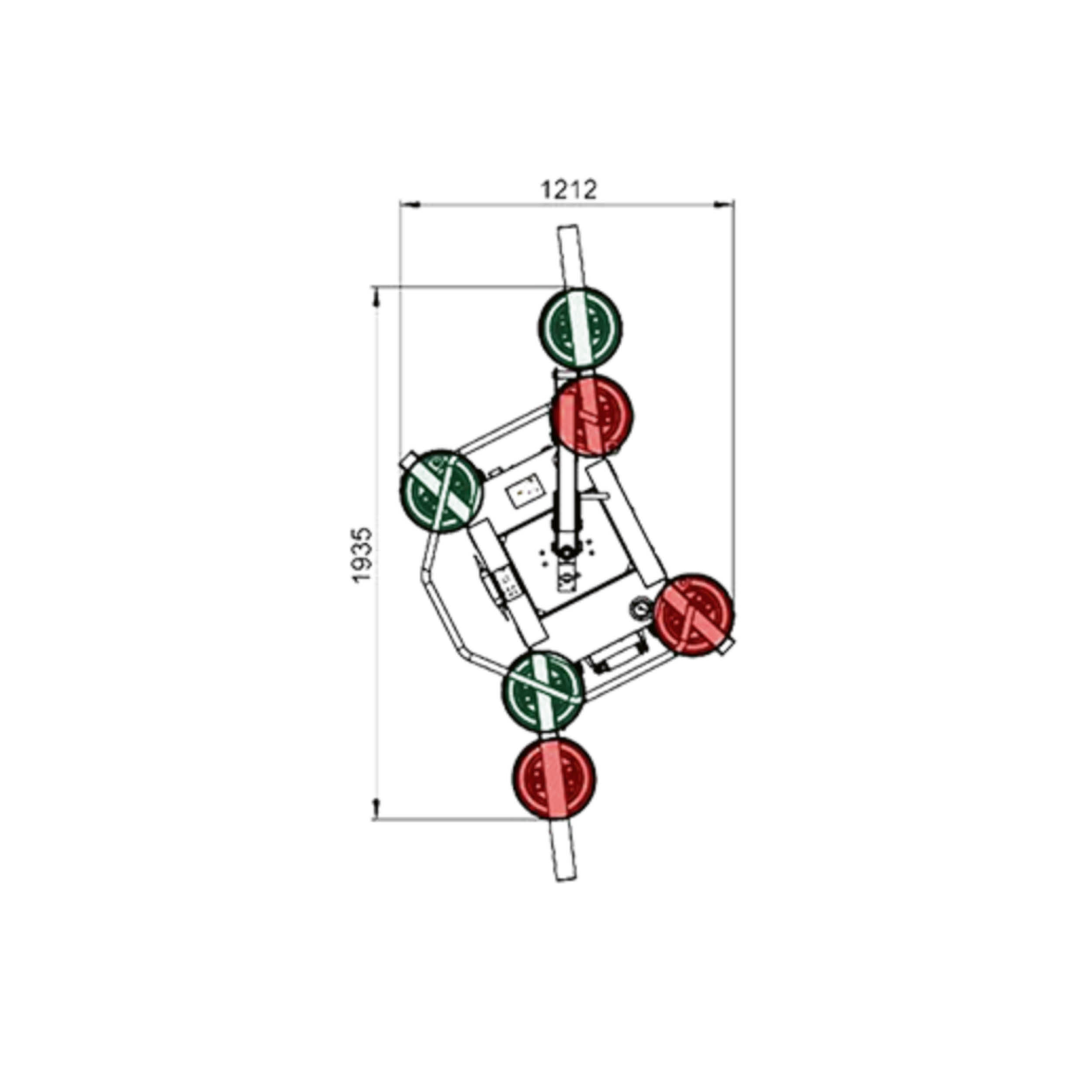 Technische Zeichnung UPG600