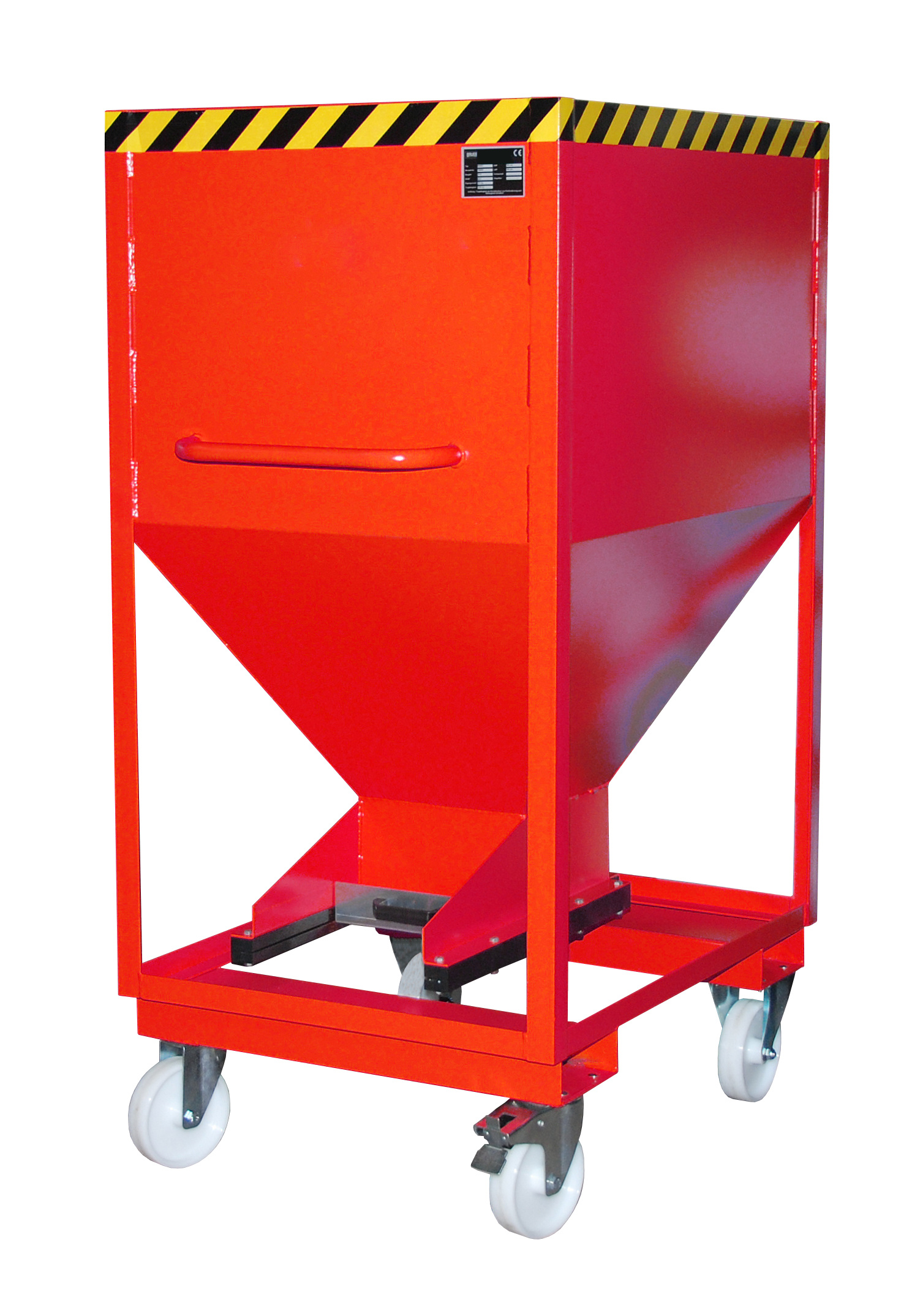 Silobehälter Typ SRE-D RAL 3000 Feuerrot