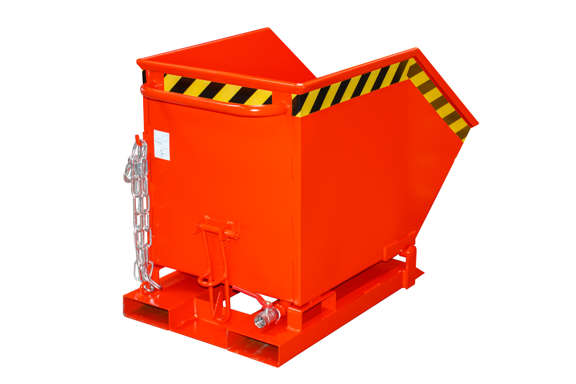 Späne-Kippmulde Typ SKK RAL 3000 Feuerrot