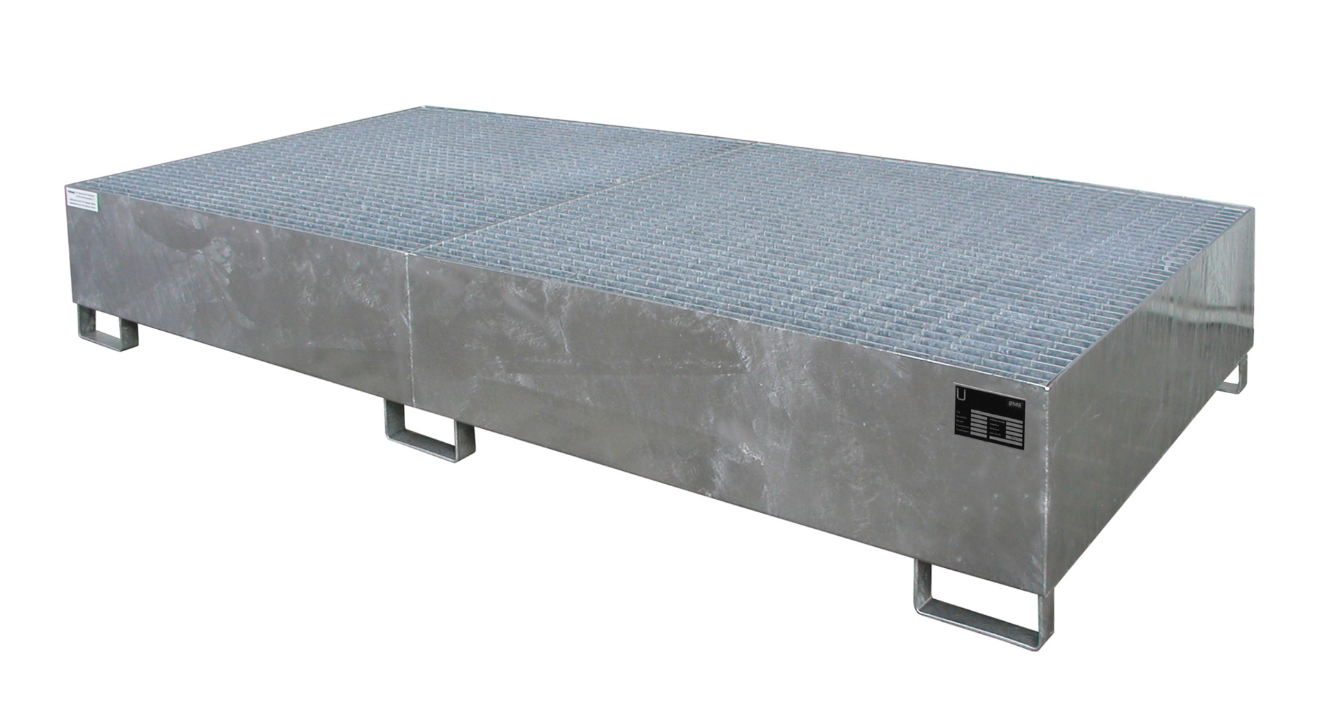 Bac de rétention Type AW galvanisé / peint