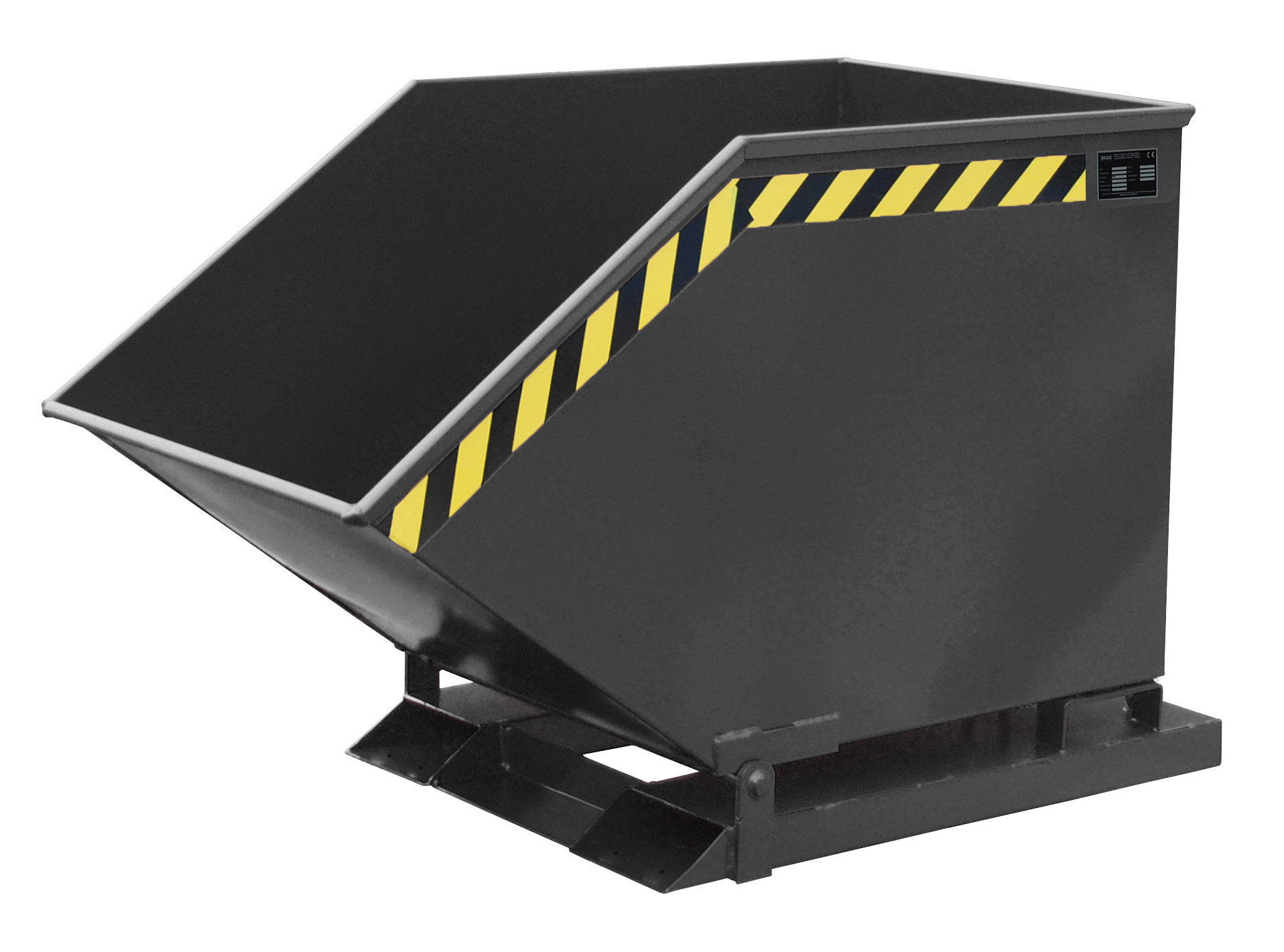 Späne-Kippmulde Typ SKK RAL 7021 Schwarzgrau-Anbaugeräte für Ihren Stapler