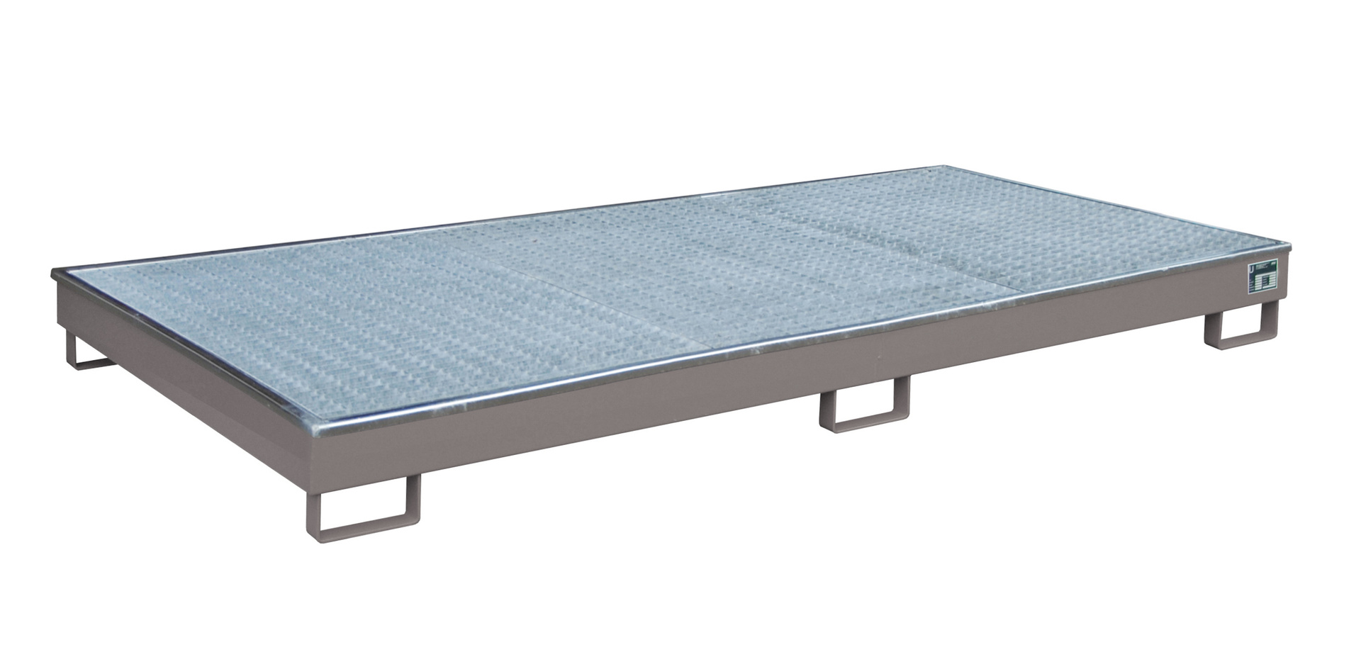 Regalwanne mit PE-Einsatz Typ RW-GR PE RAL 7005 Mausgrau