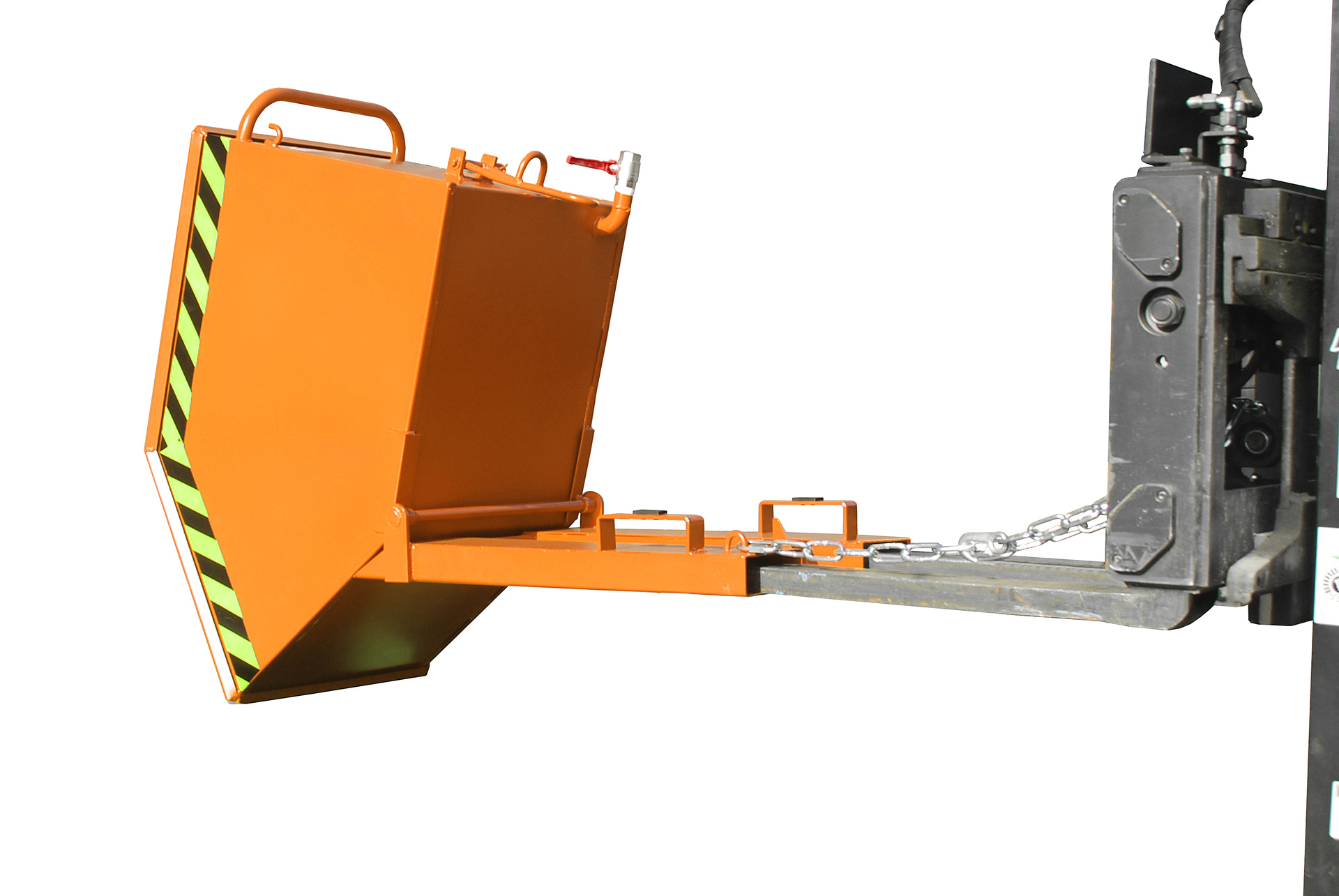 Späne-Kippmulde Typ SKK RAL 2000 Gelborange