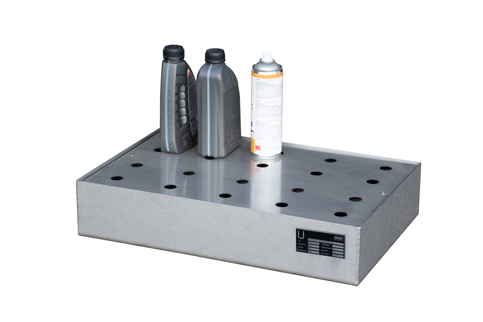 Kleingebindewanne für Paletten Typ KGW-P/M Edelstahl