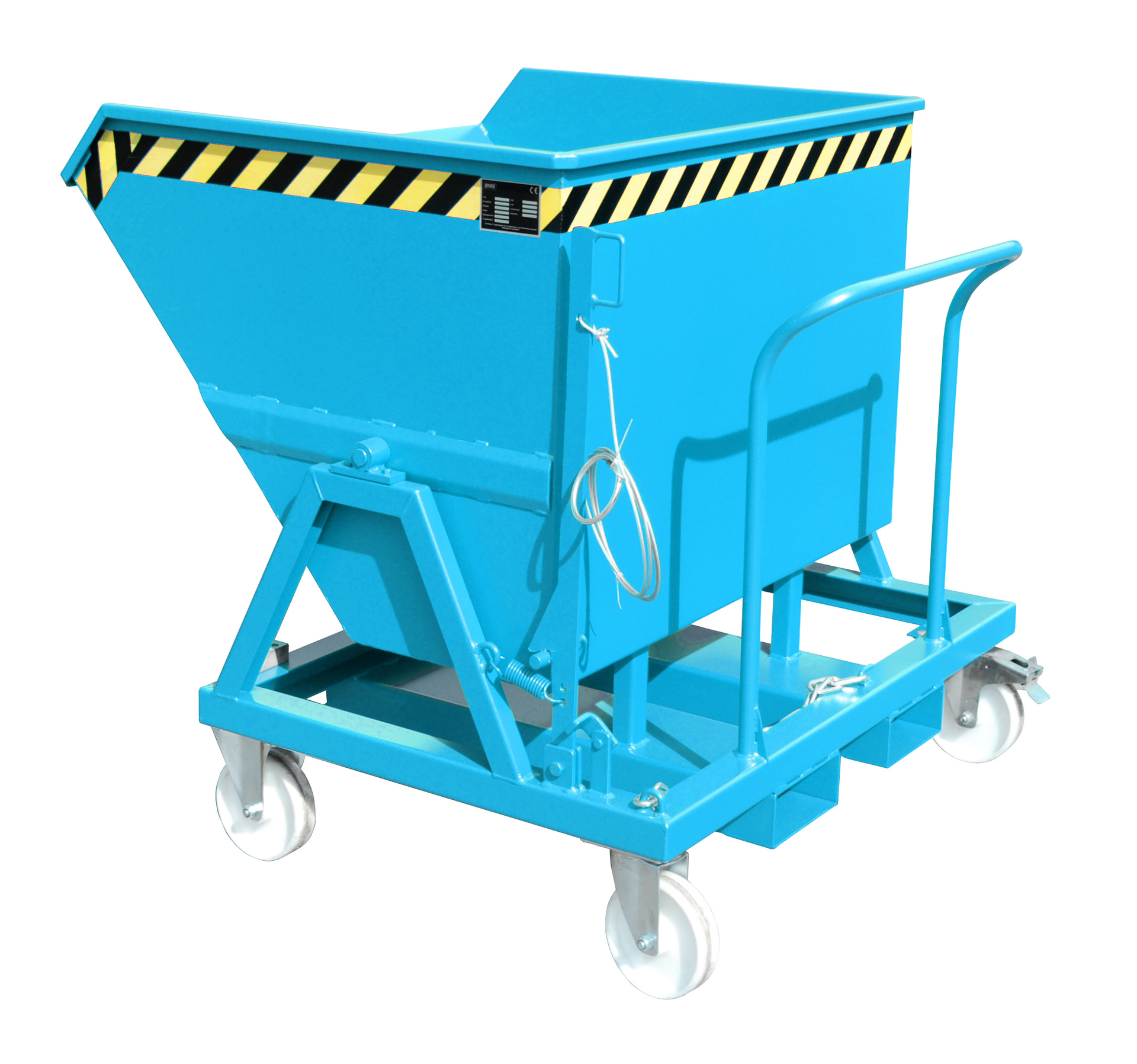 Kippmulde Typ KS RAL 5012 Lichtblau