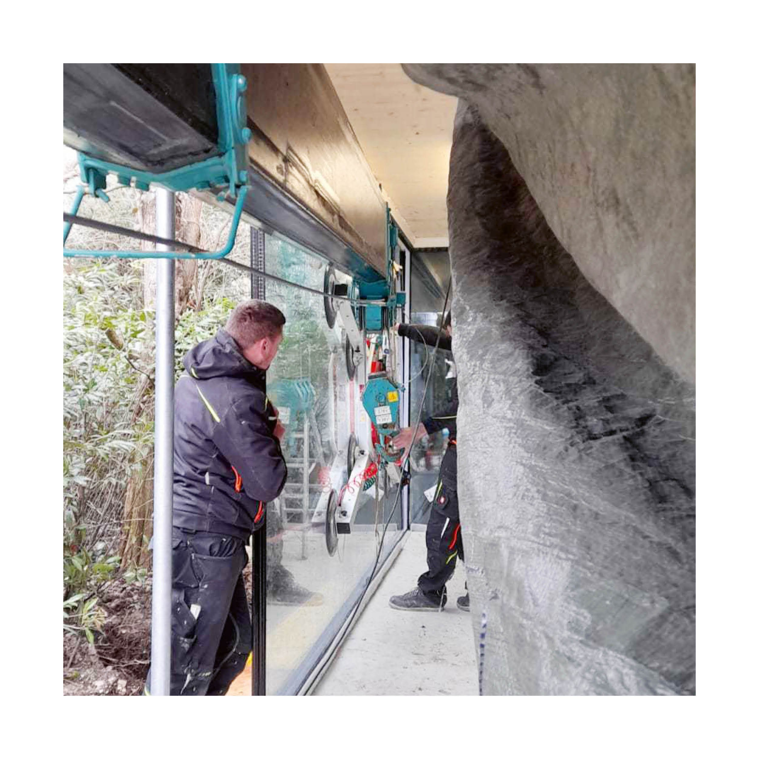 UPG1000 mit Arbeitern