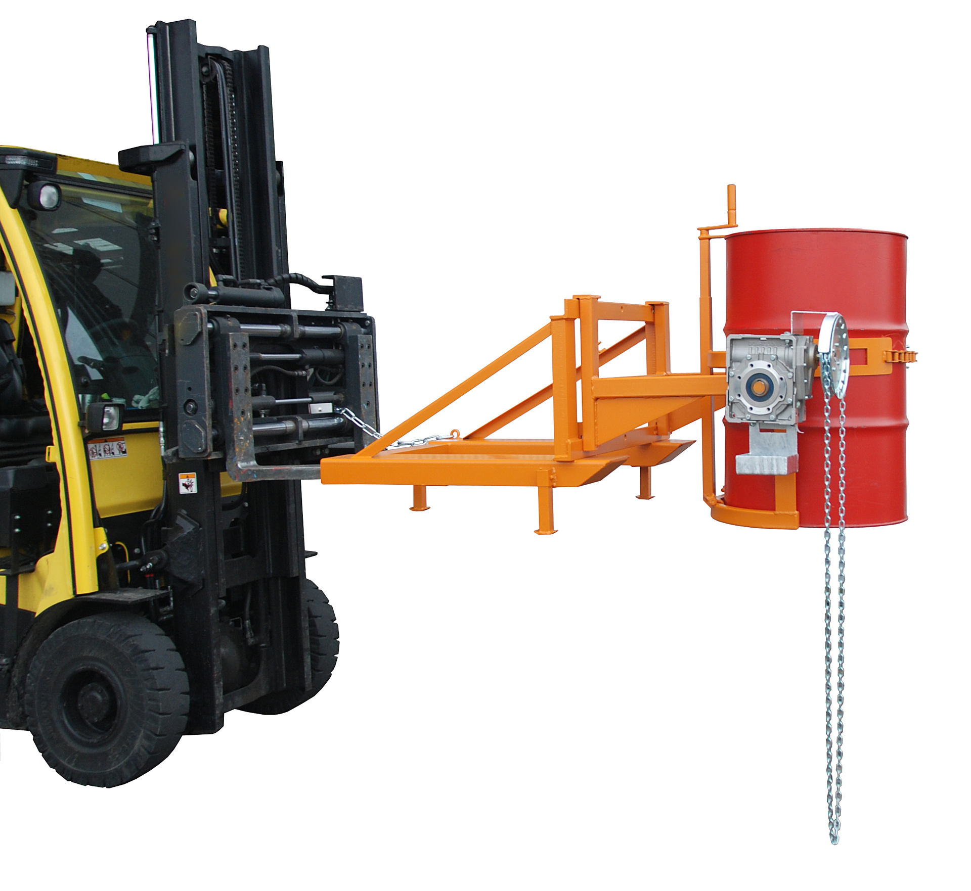 Fasskipper Typ FD/L-K RAL 2000 Gelborange