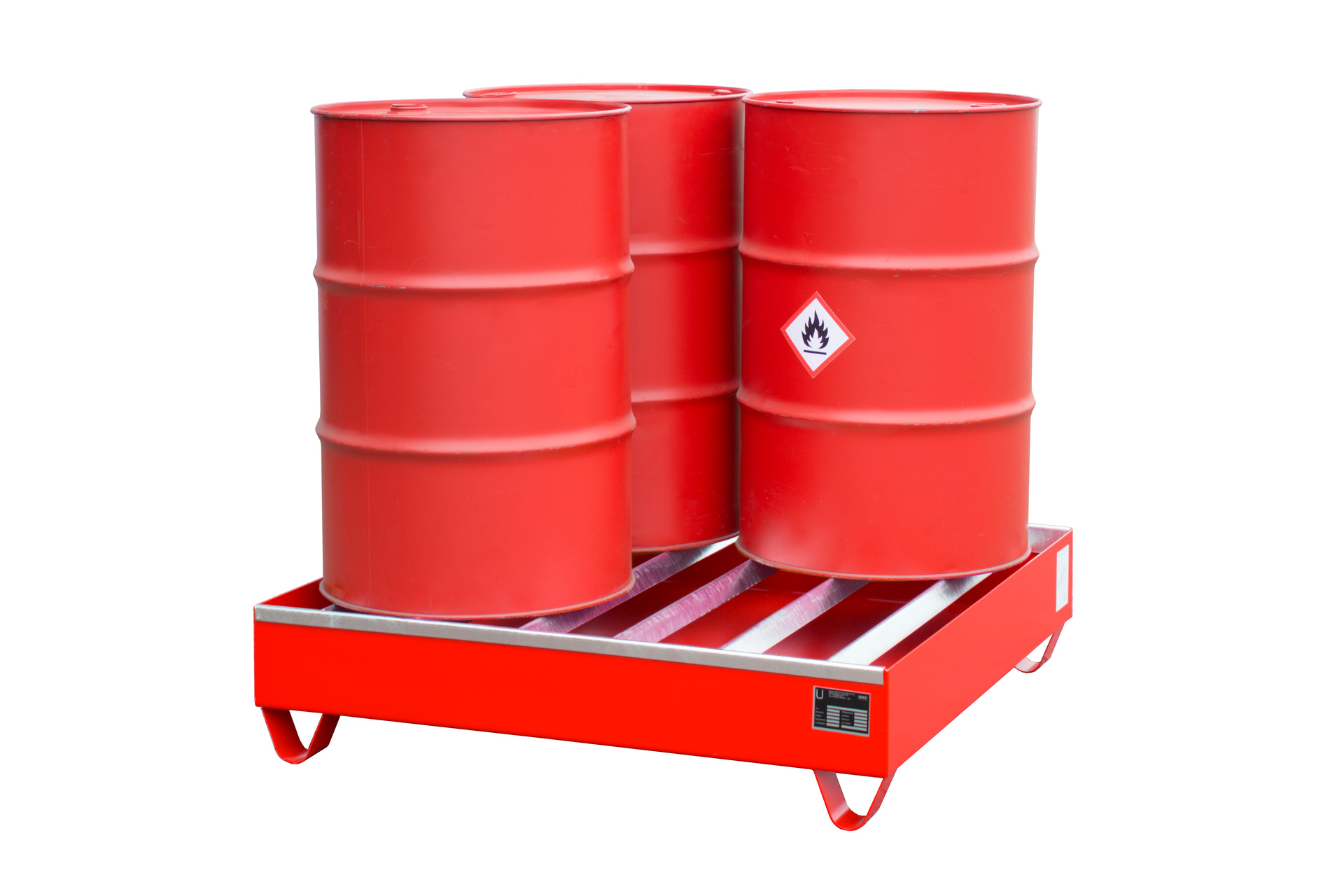 Profilwanne Typ PW RAL 3000 Feuerrot