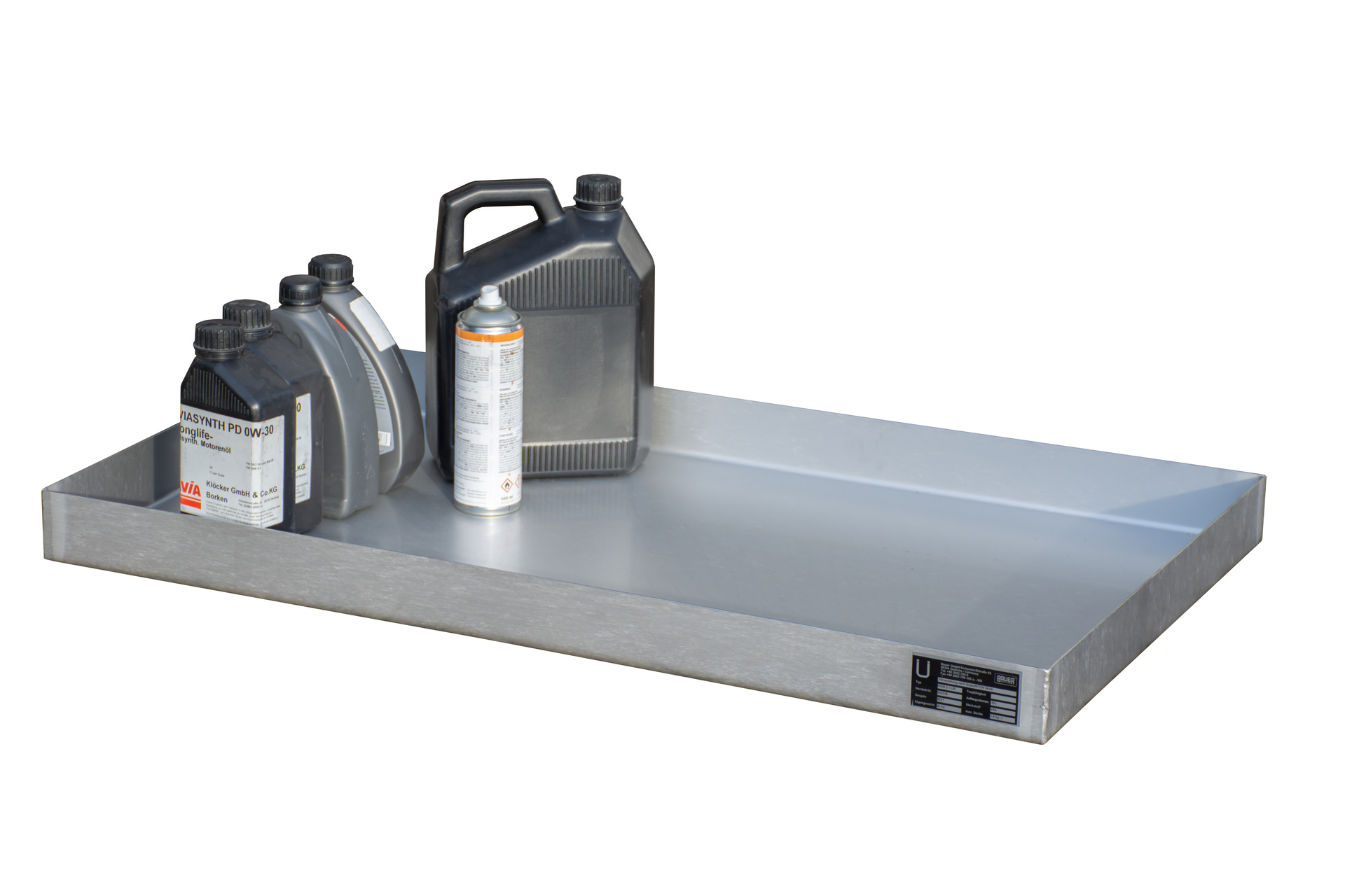 Kleingebindewanne Typ KGW Edelstahl