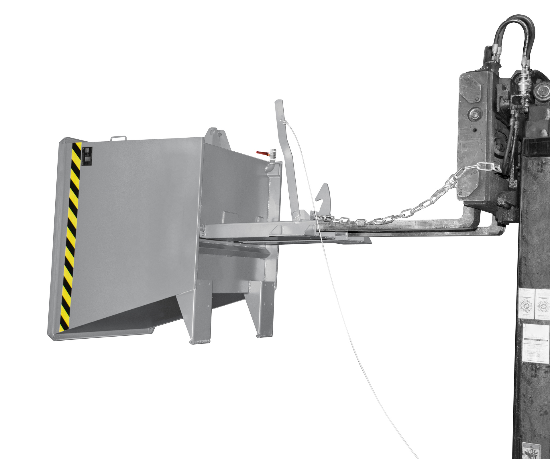 Spänebehälter Typ SGU-RZ RAL 7005 Mausgrau