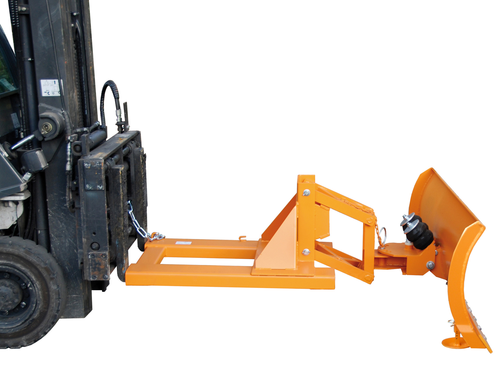 Schneepflug Typ SCH-U-S RAL 2000 Gelborange