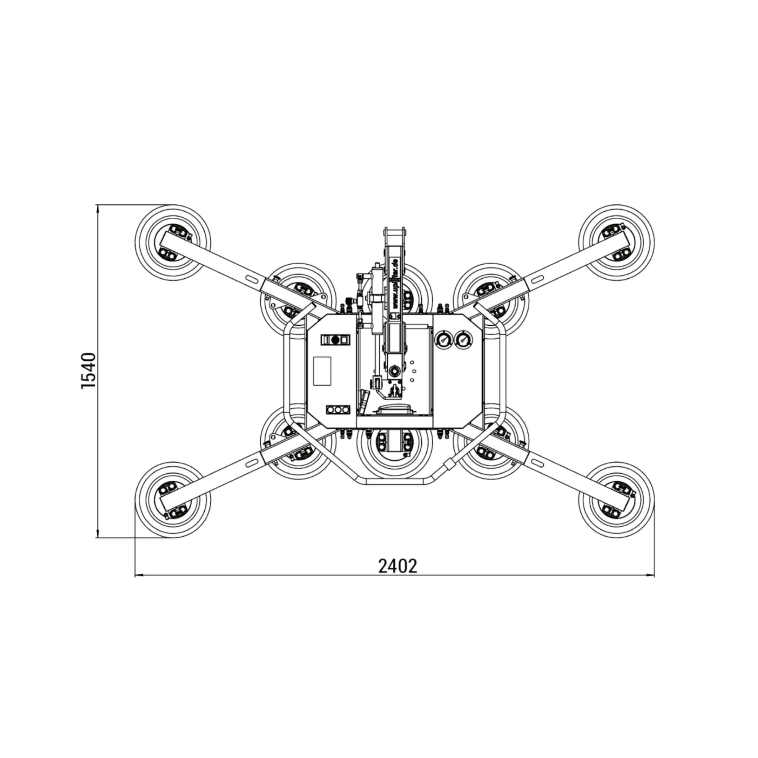 technische Zeichnung UPG1000