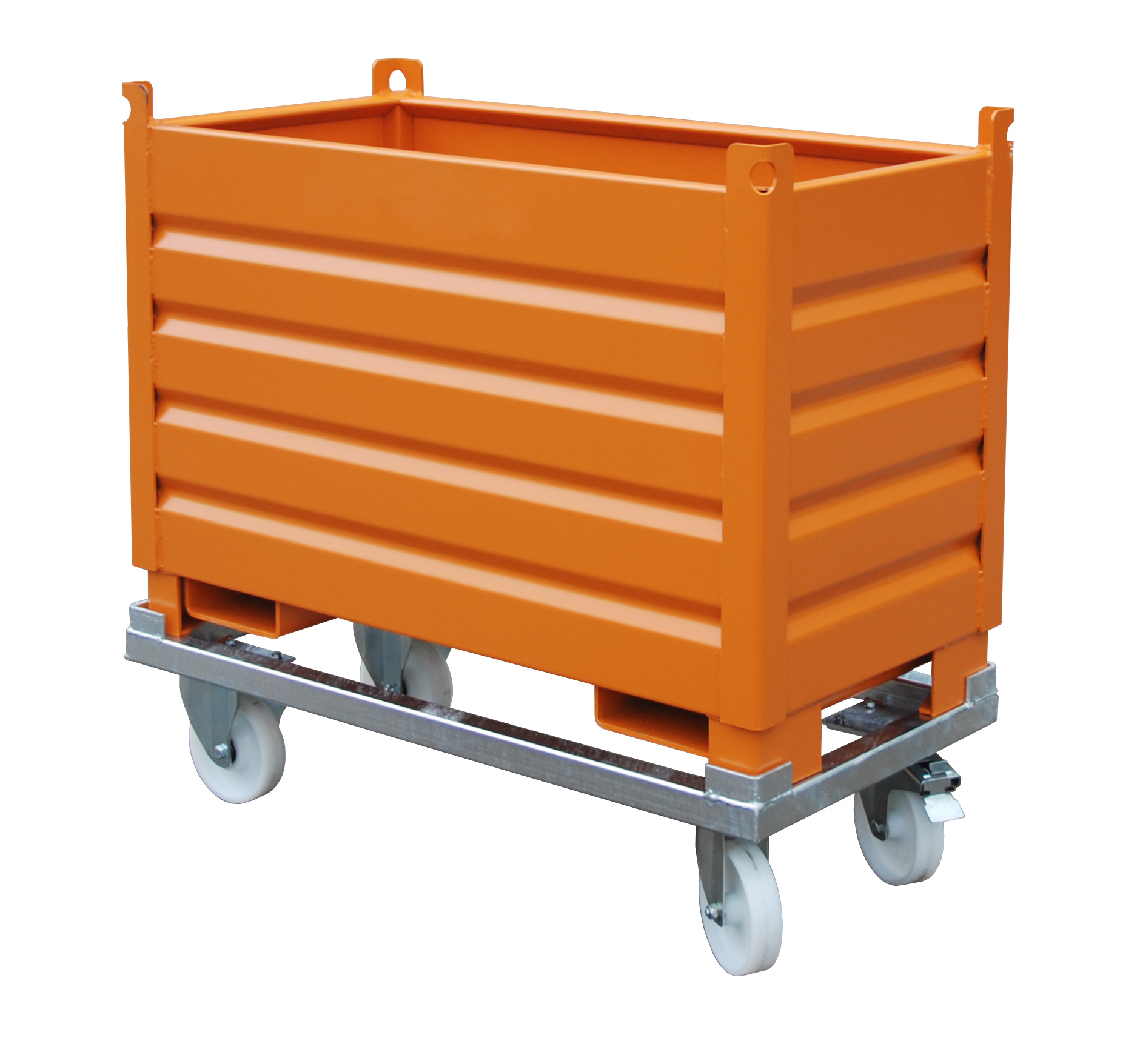 Sammelbehälter-System Typ SBS RAL 2000 Gelborange mit Zubehör