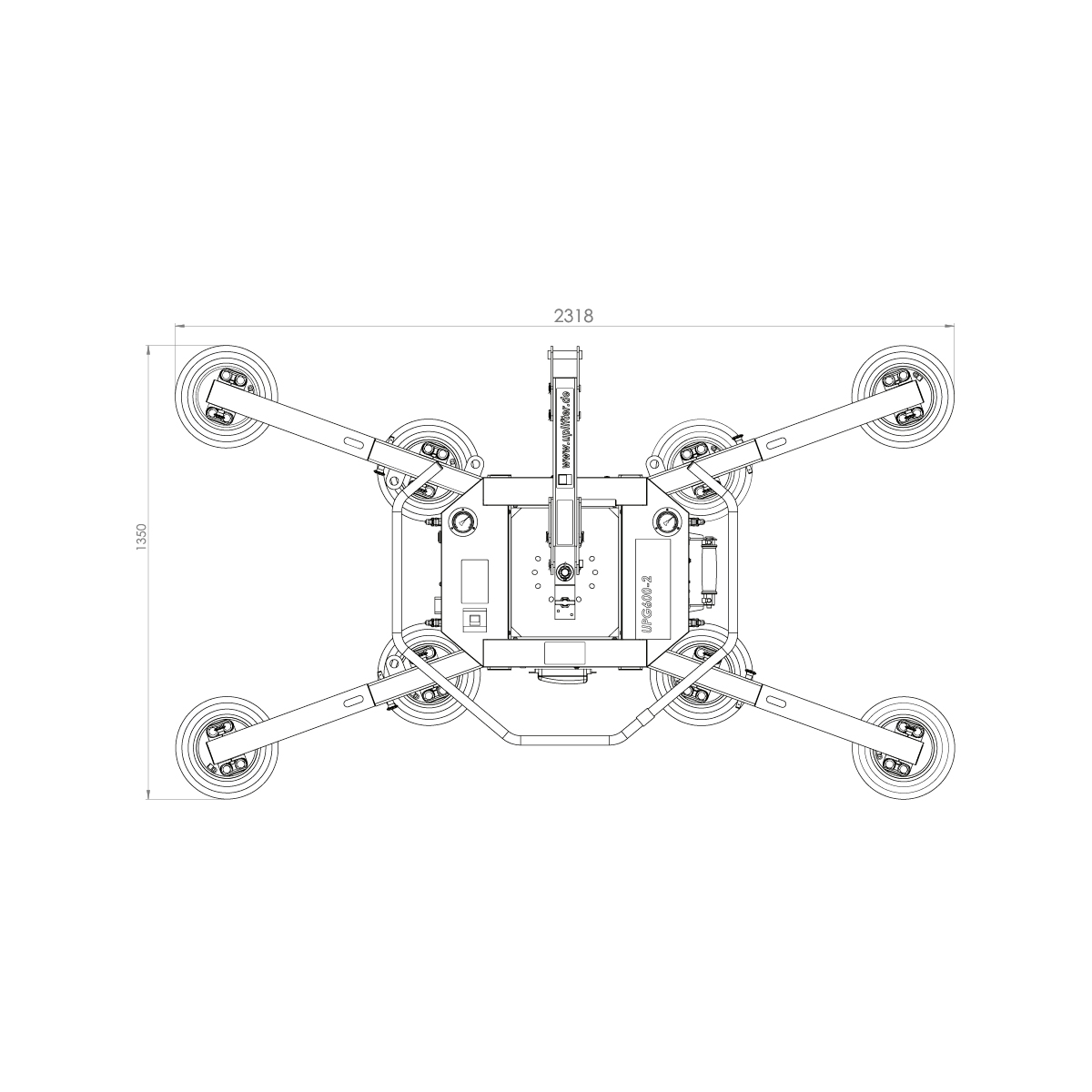 technische Zeichnung UPG600