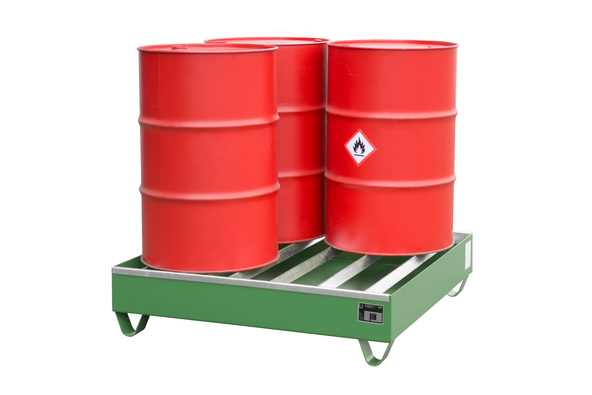 Profilwanne Typ PW RAL 6011 Resedagrün