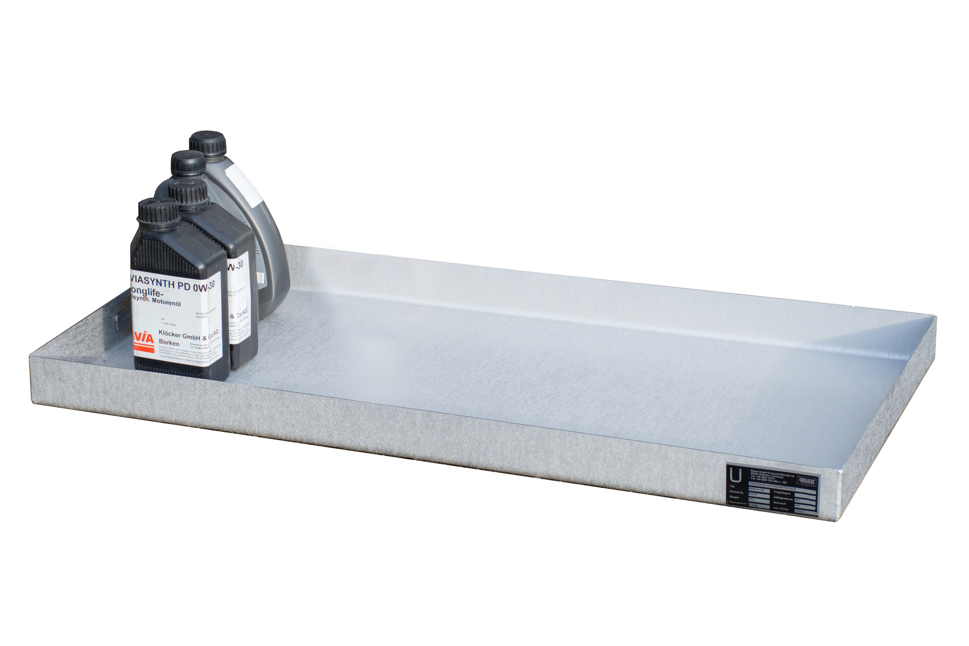 Kleingebindewanne Typ KGW Edelstahl