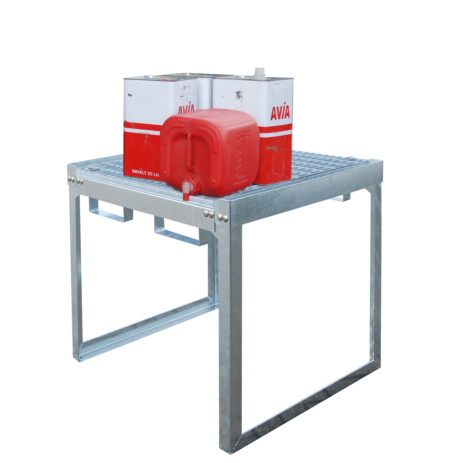 Fass- und Kleingebinderegal Typ FRE feuerverzinkt