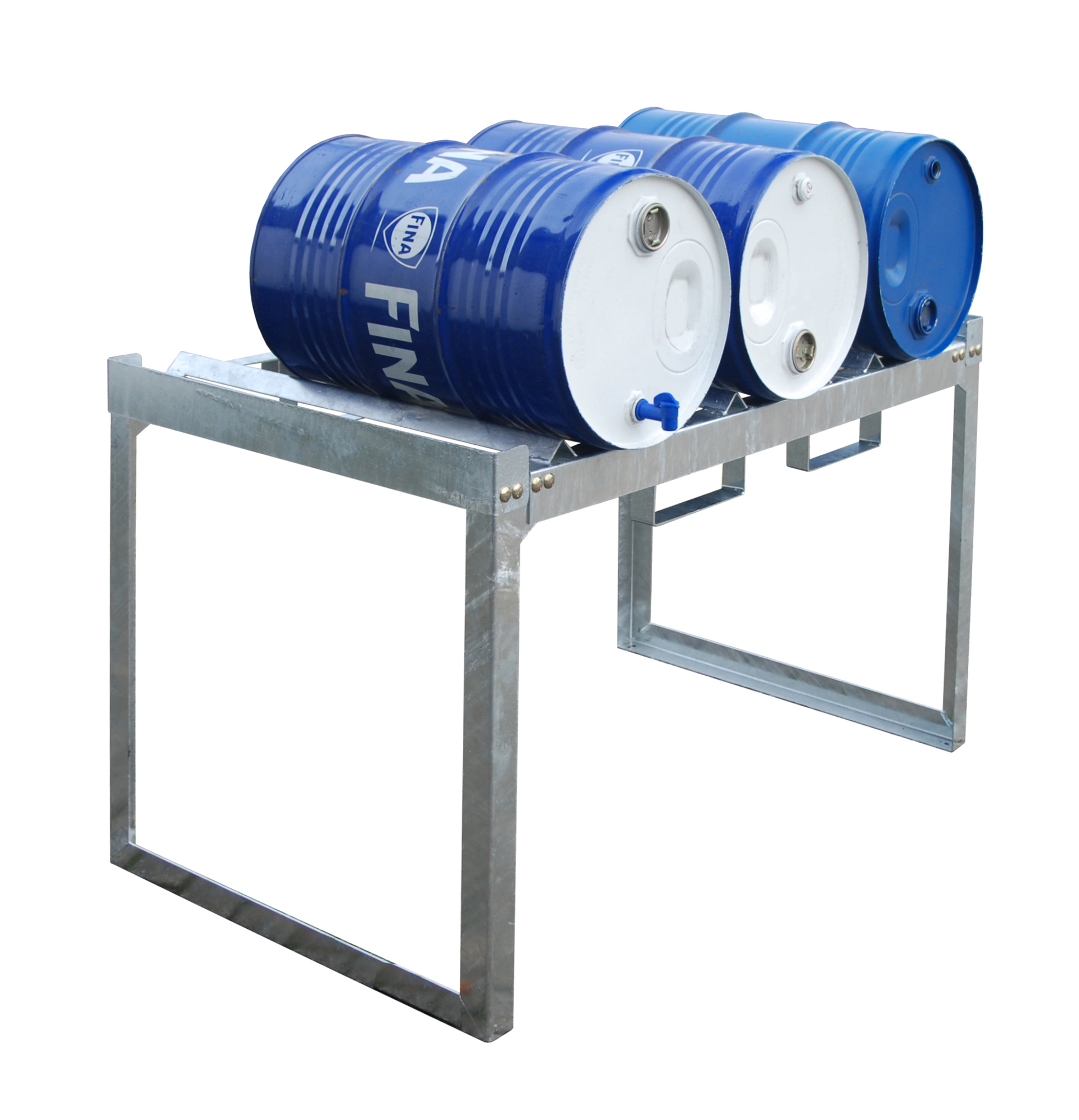 Fass- und Kleingebinderegal Typ FRE feuerverzinkt