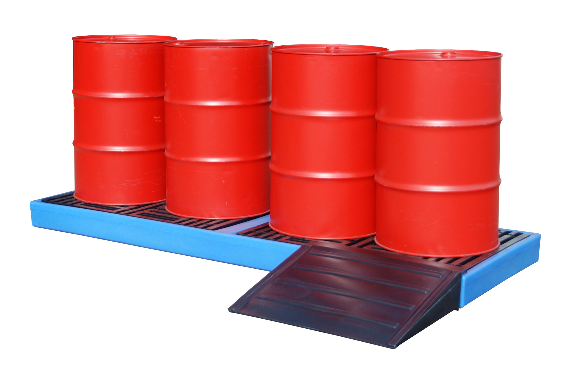 PE-Bodenschutzwanne Typ BWPS-PE PE blau mit Zubehör