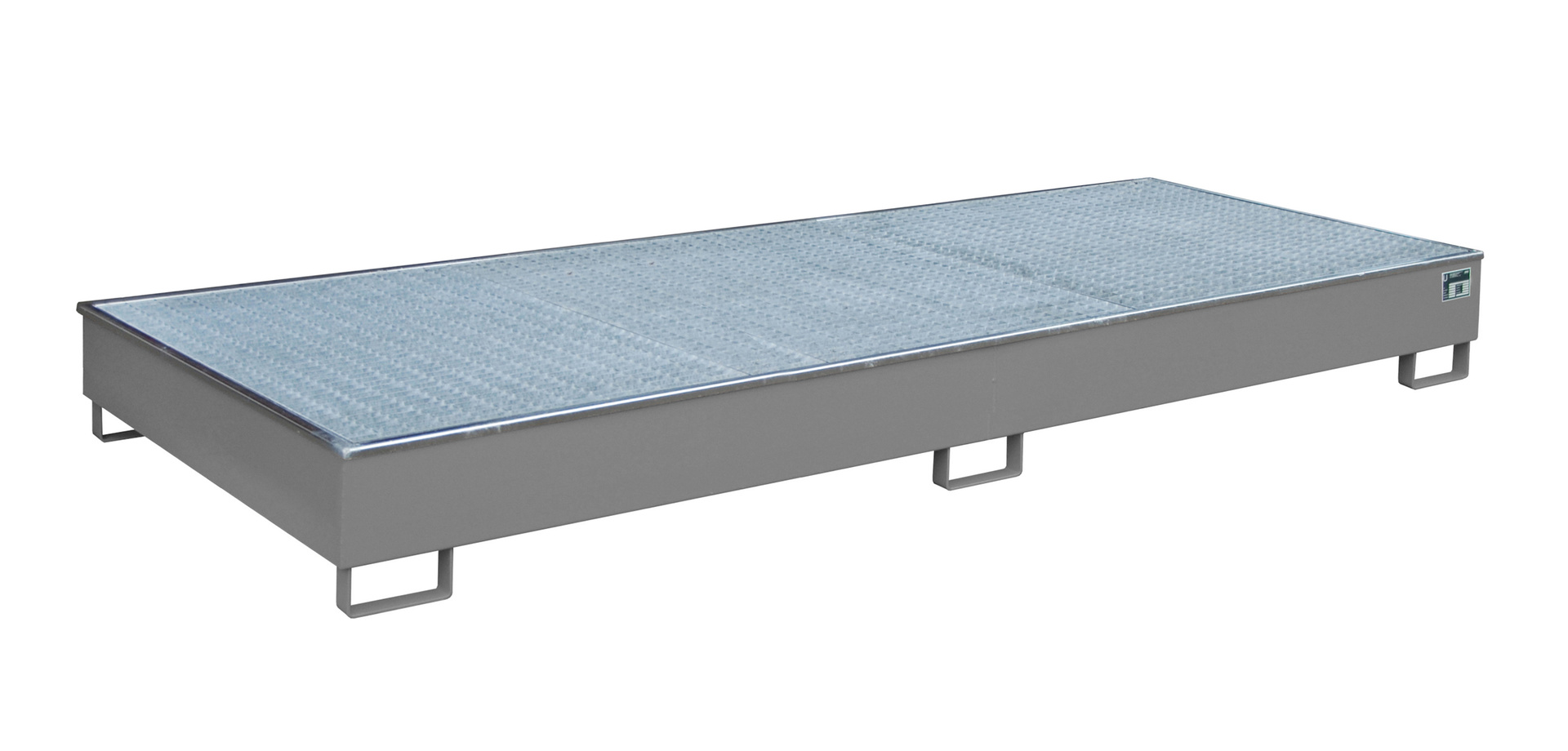 Regalwanne mit PE-Einsatz Typ RW-GR PE RAL 7005 Mausgrau