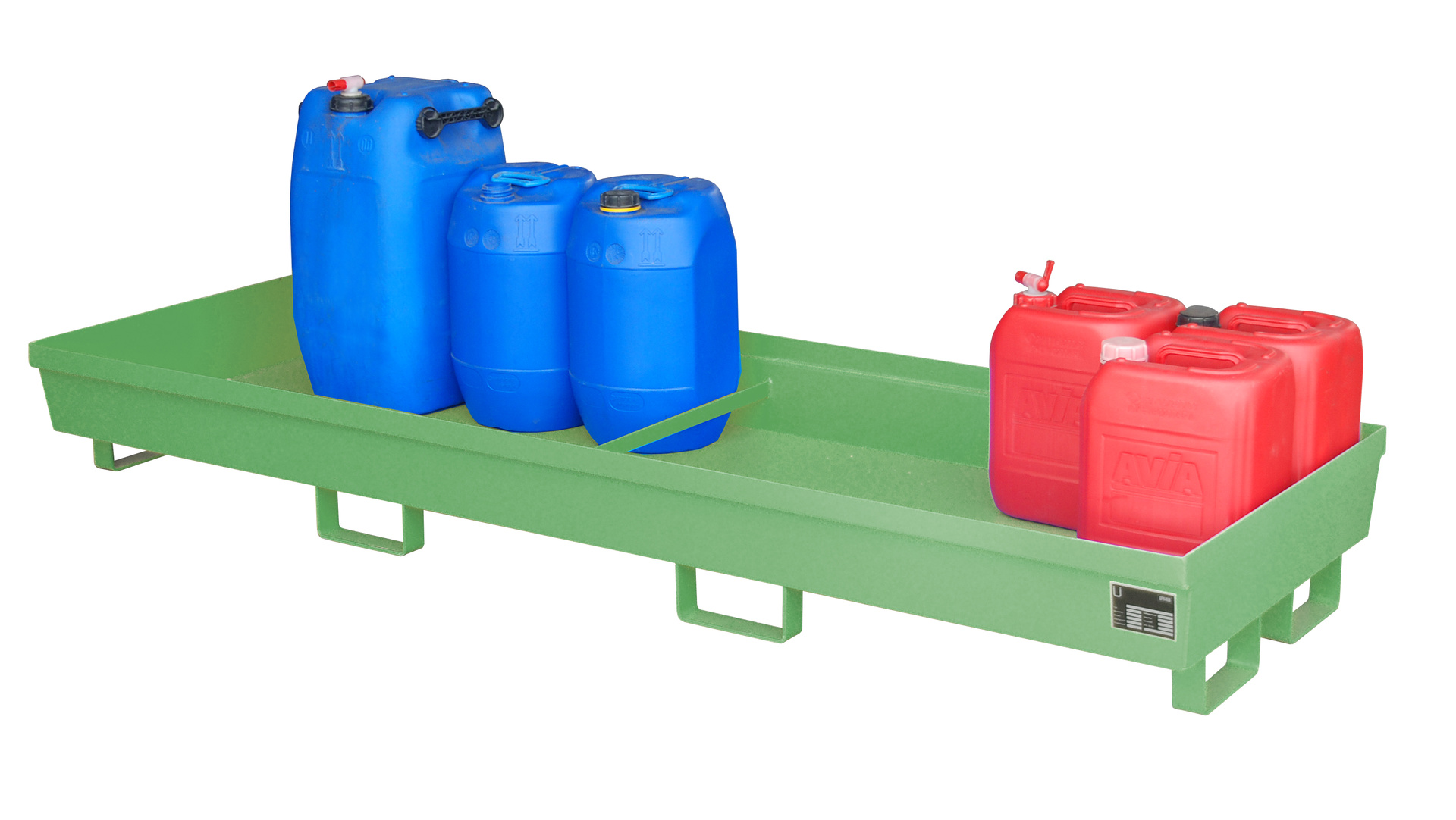 Auffangwanne Typ AO RAL 6011 Resedagrün