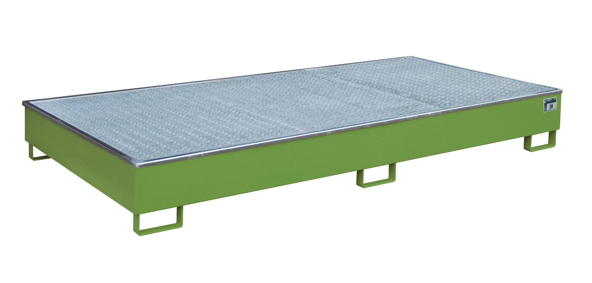 Regalwanne mit PE-Einsatz Typ RW-GR PE RAL 6011 Resedagrün