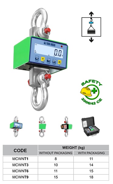 digitale Kranwaage Ninja - techn. Daten