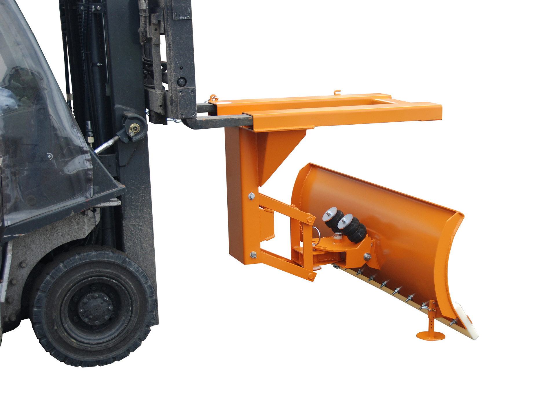 Schneepflug Typ SCH-P-V RAL 2000 Gelborange