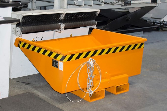 Conteneur basculant Type EXPO® à faible hauteur