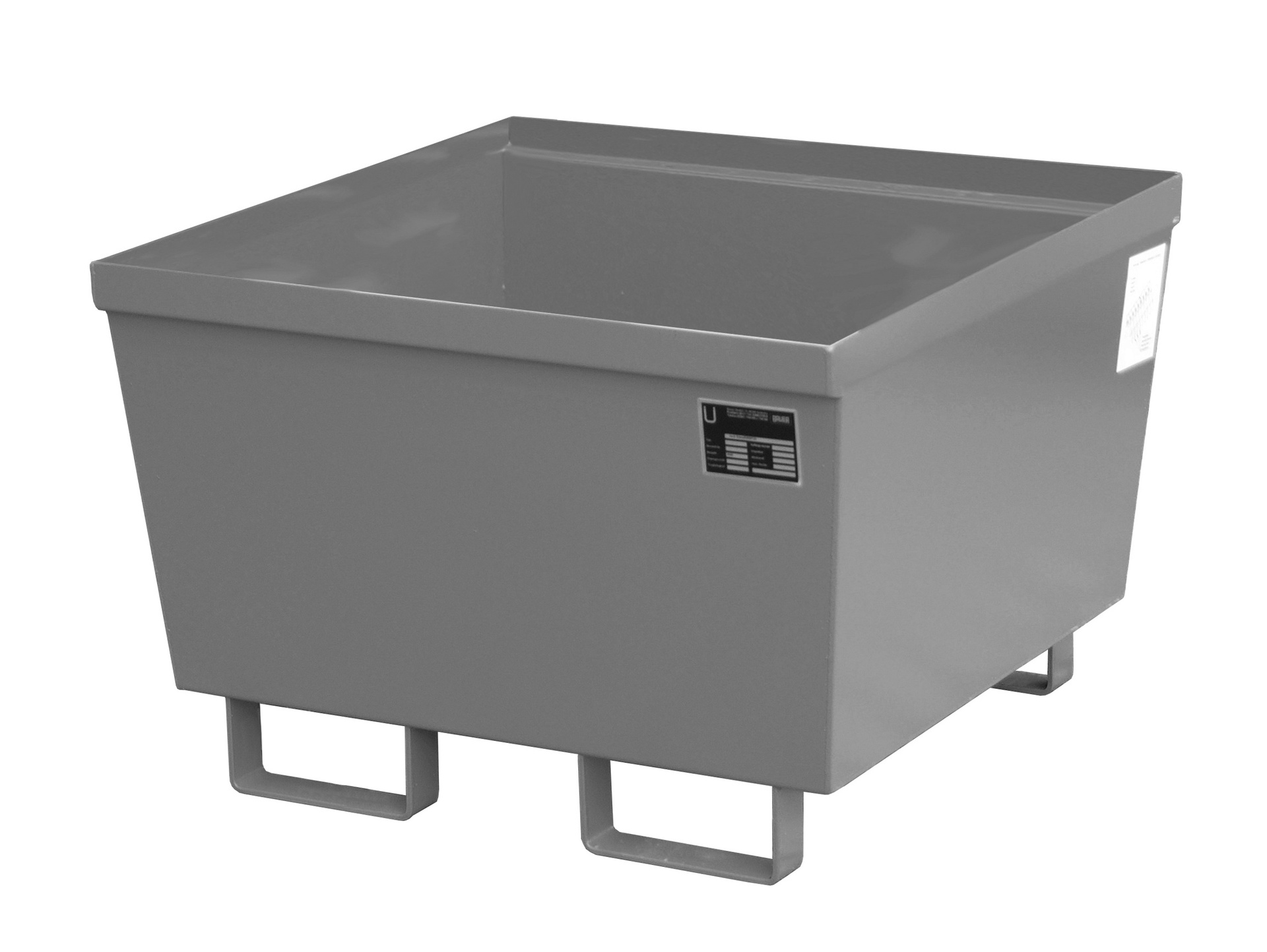 Auffangwanne Typ AO RAL 7005 Mausgrau