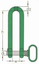 Spundwandbohlenschäkel / Spundwandschäkel techn. Daten 1/2