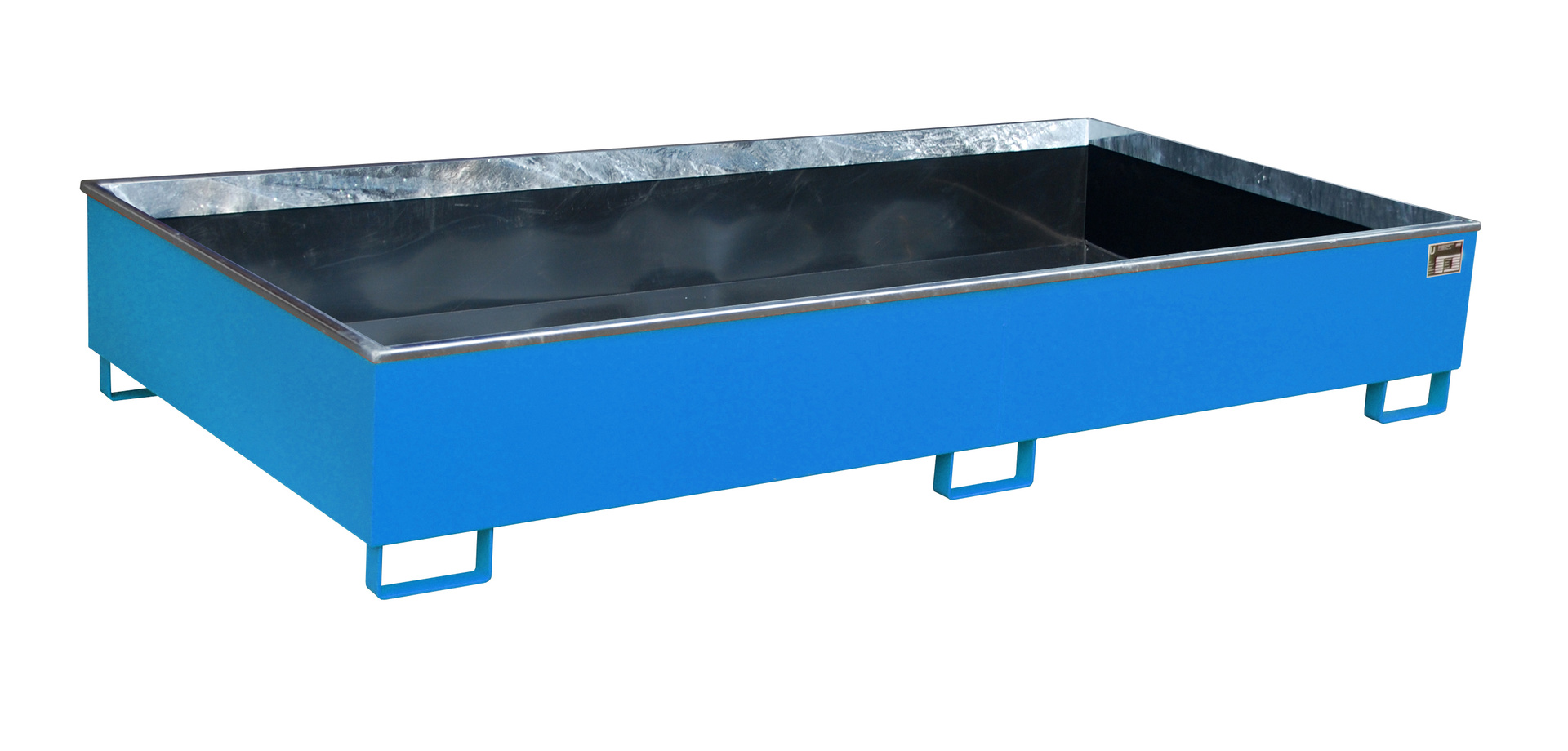 Regalwanne mit PE-Einsatz Typ RW PE RAL 5012 Lichtblau