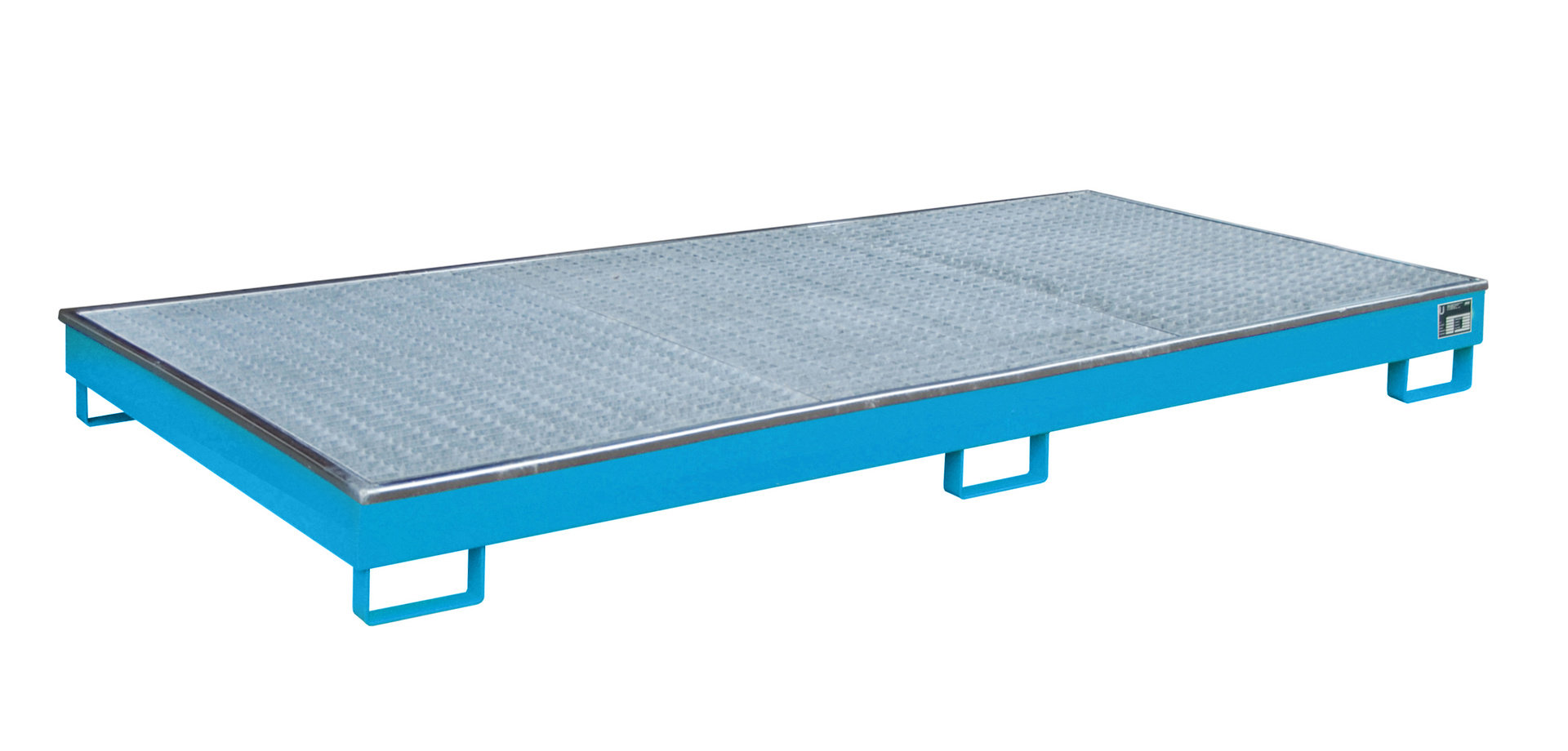 Regalwanne mit PE-Einsatz Typ RW-GR PE RAL 5012 Lichtblau