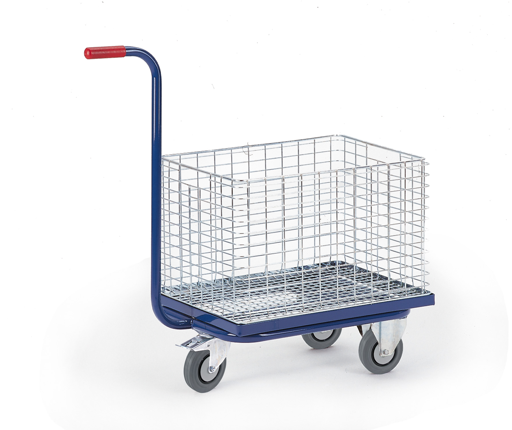 Roller à poignée tricycle pour caisse Euro