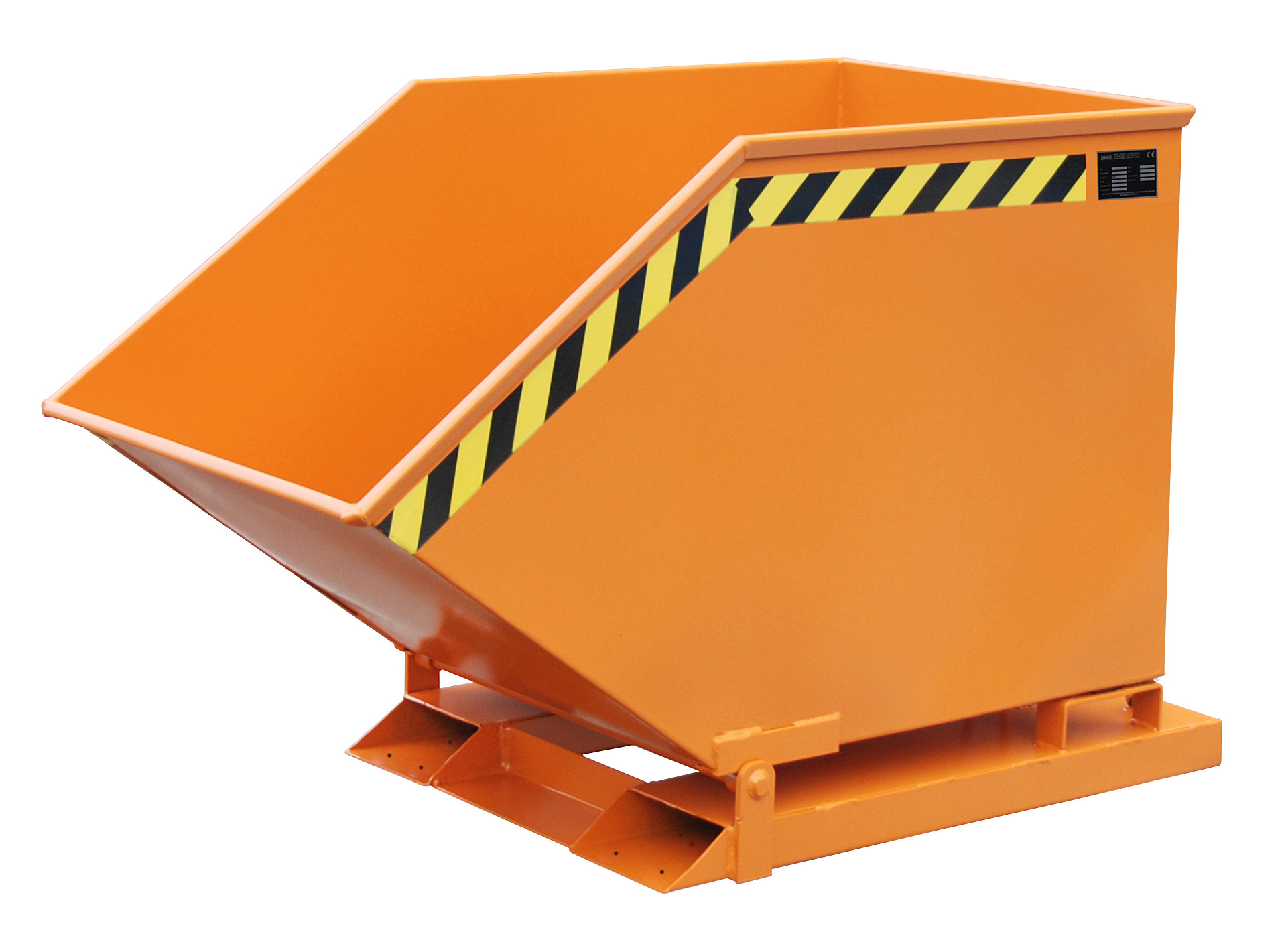 Späne-Kippmulde Typ SKK RAL 2000 Gelborange