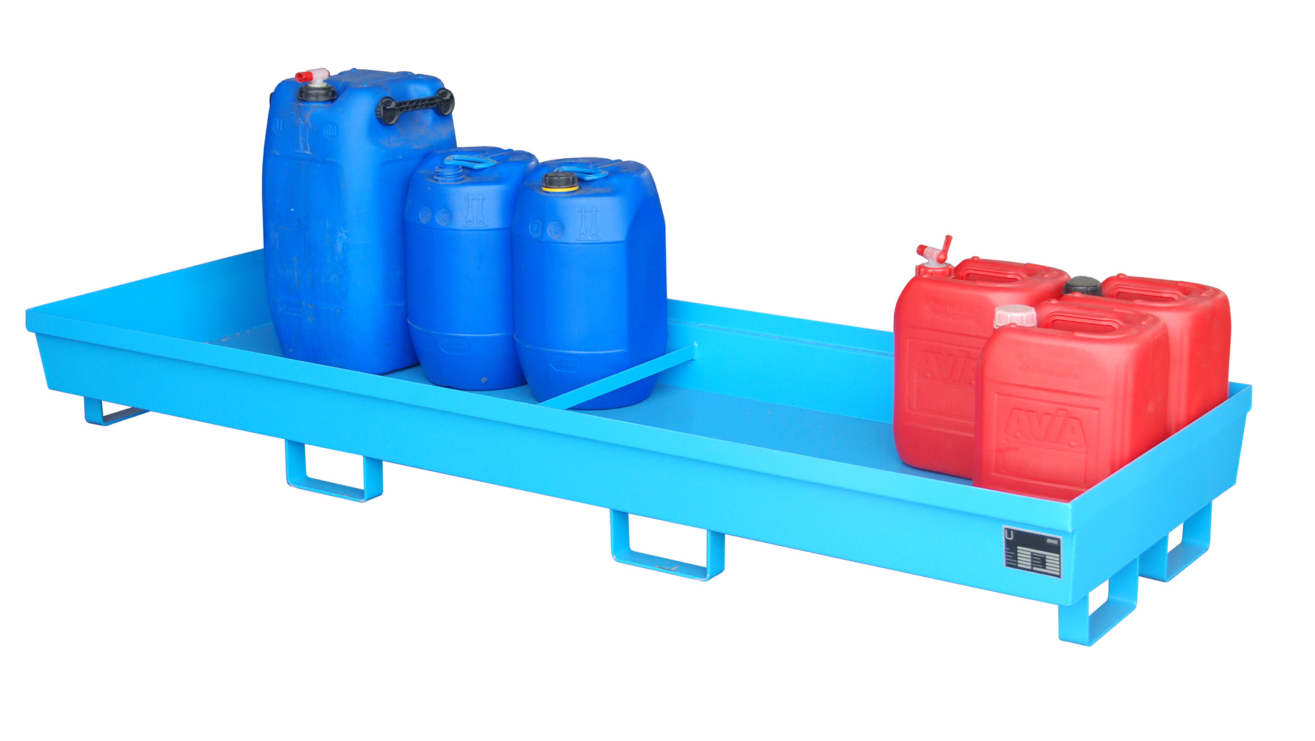 Auffangwanne Typ AO RAL 5012 Lichtblau