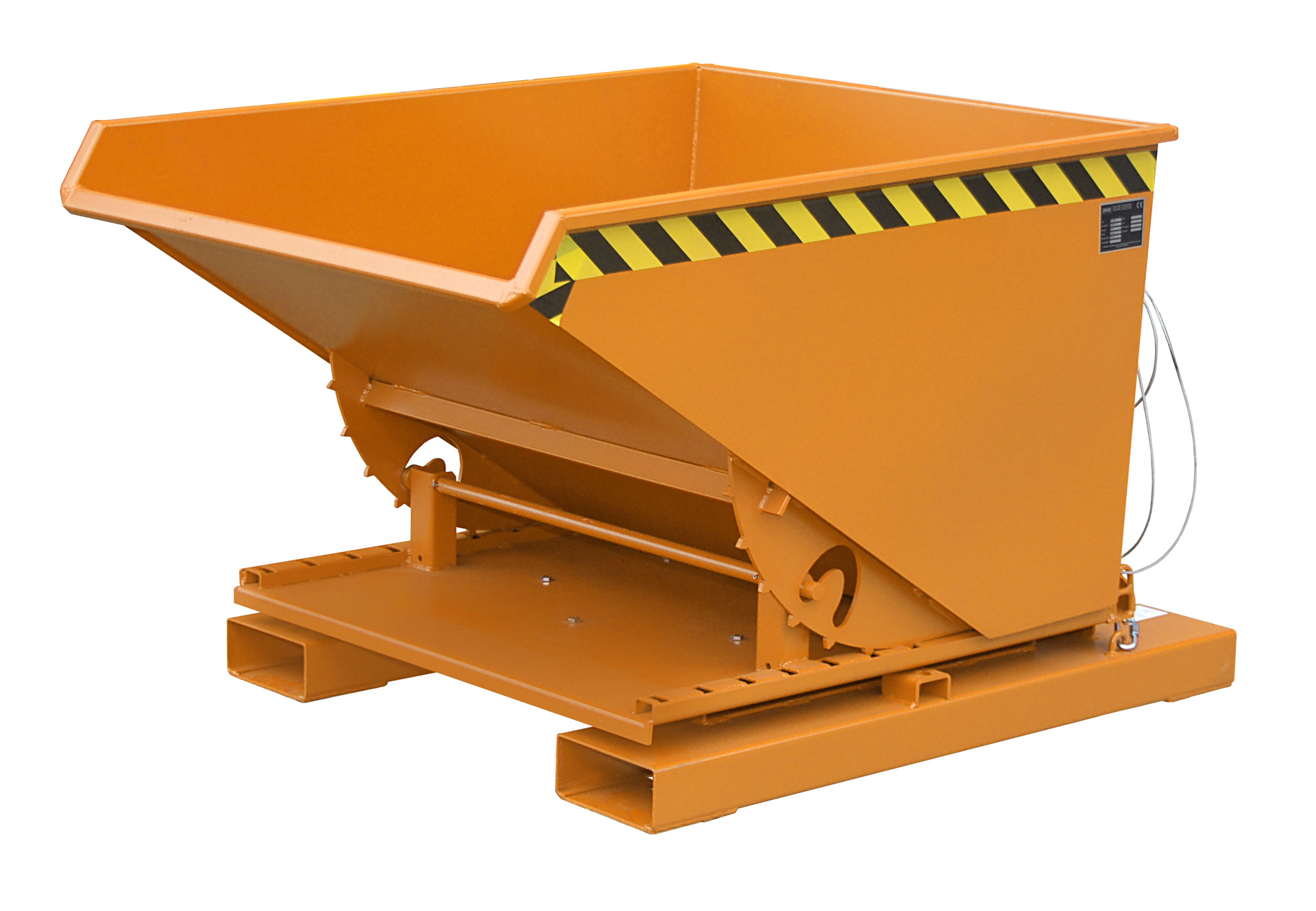Kippbehälter Typ 3S RAL 2000 Gelborange