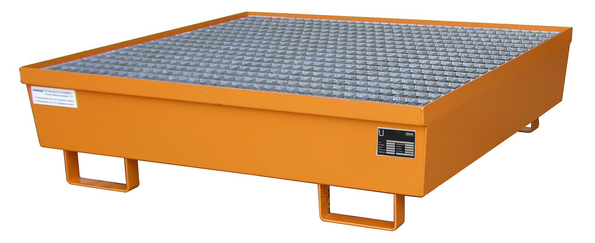 Auffangwanne Typ AM RAL 2000 Gelborange