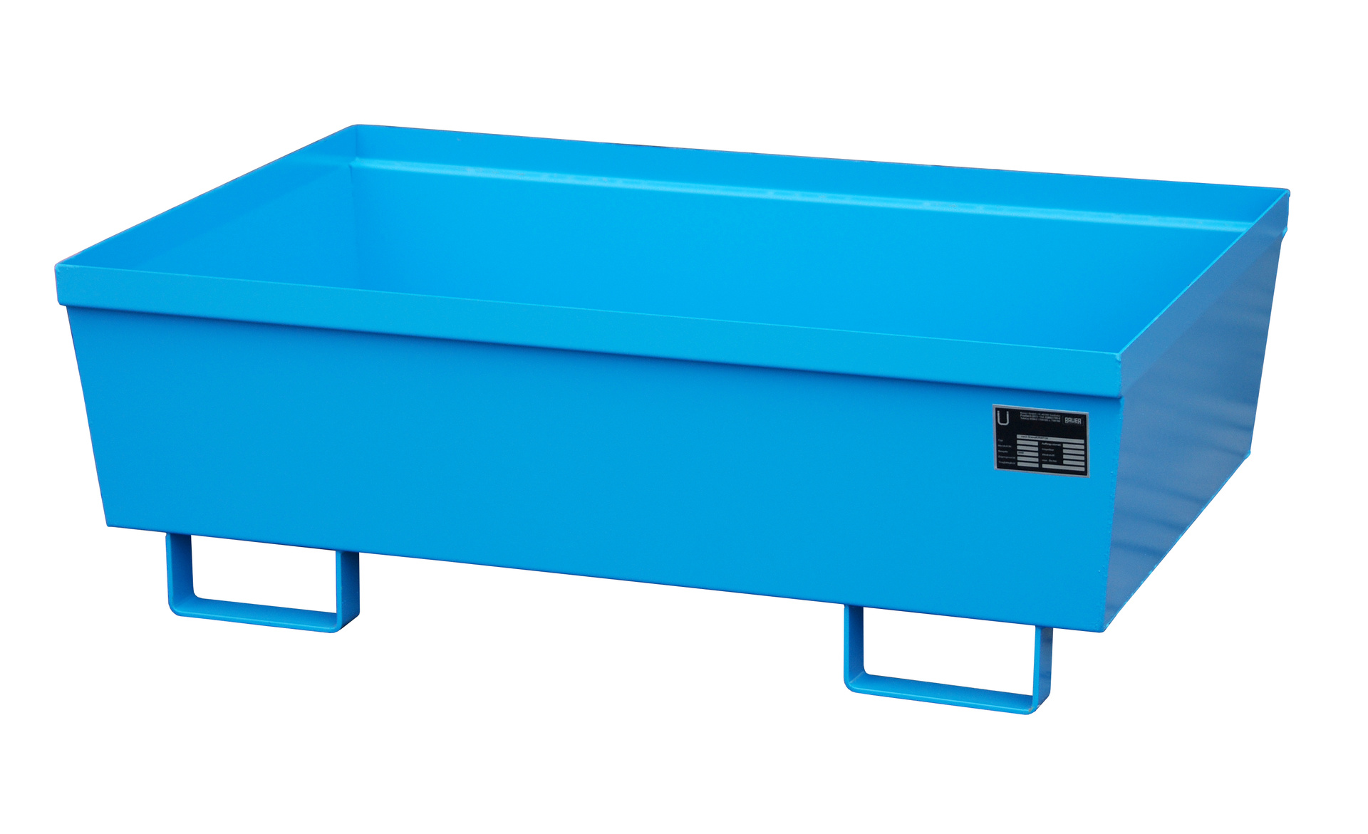 Auffangwanne Typ AO RAL 5012 Lichtblau