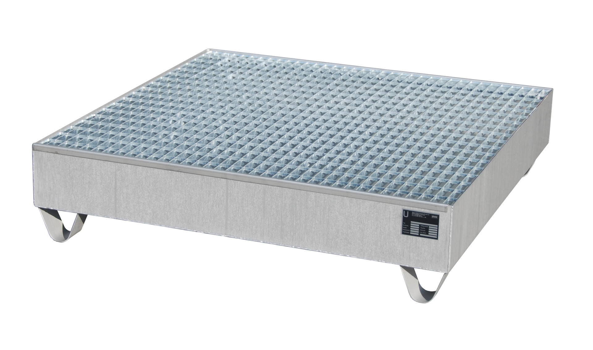 Edelstahl-Auffangwanne Typ VAW Edelstahl mit Zubehör