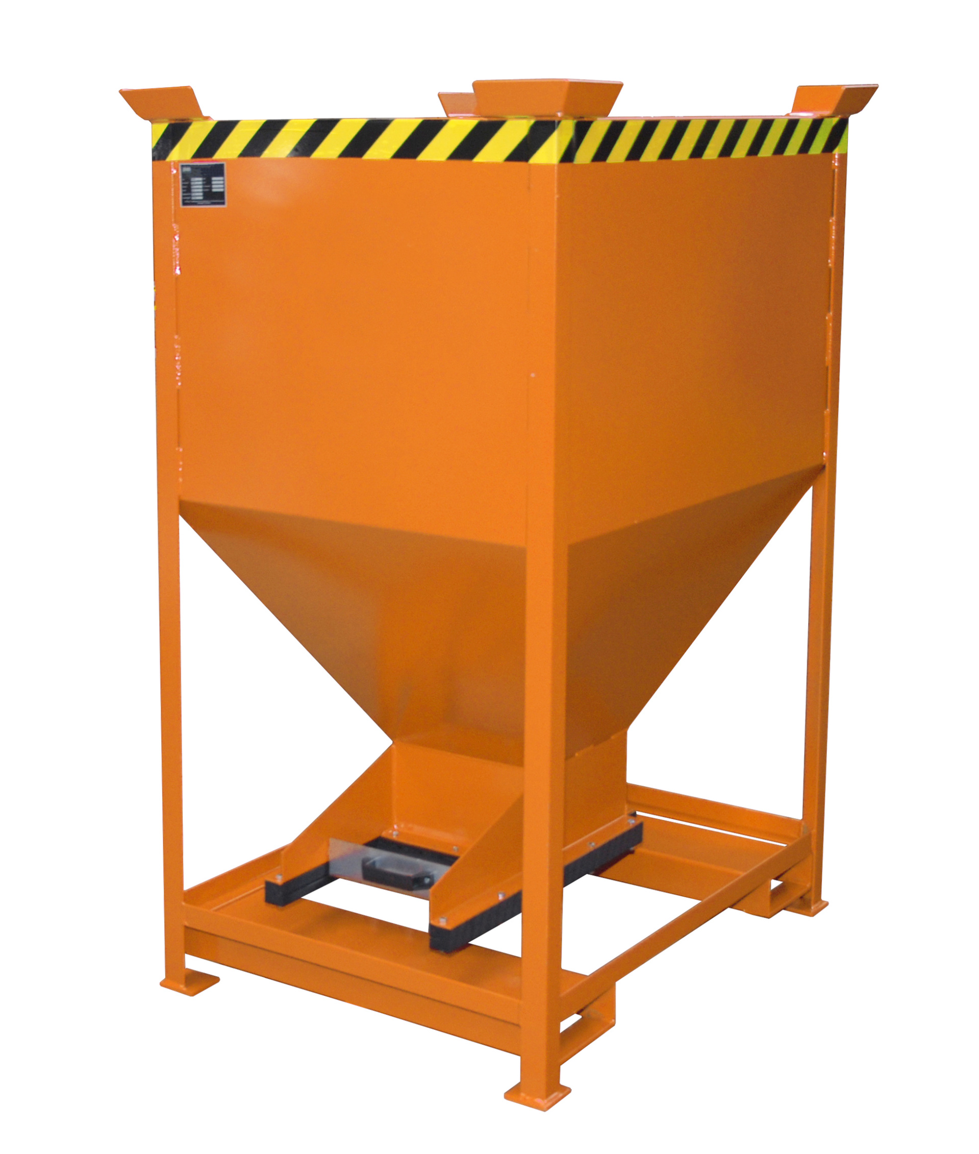 Silobehälter Typ SG-D RAL 2000 Gelborange